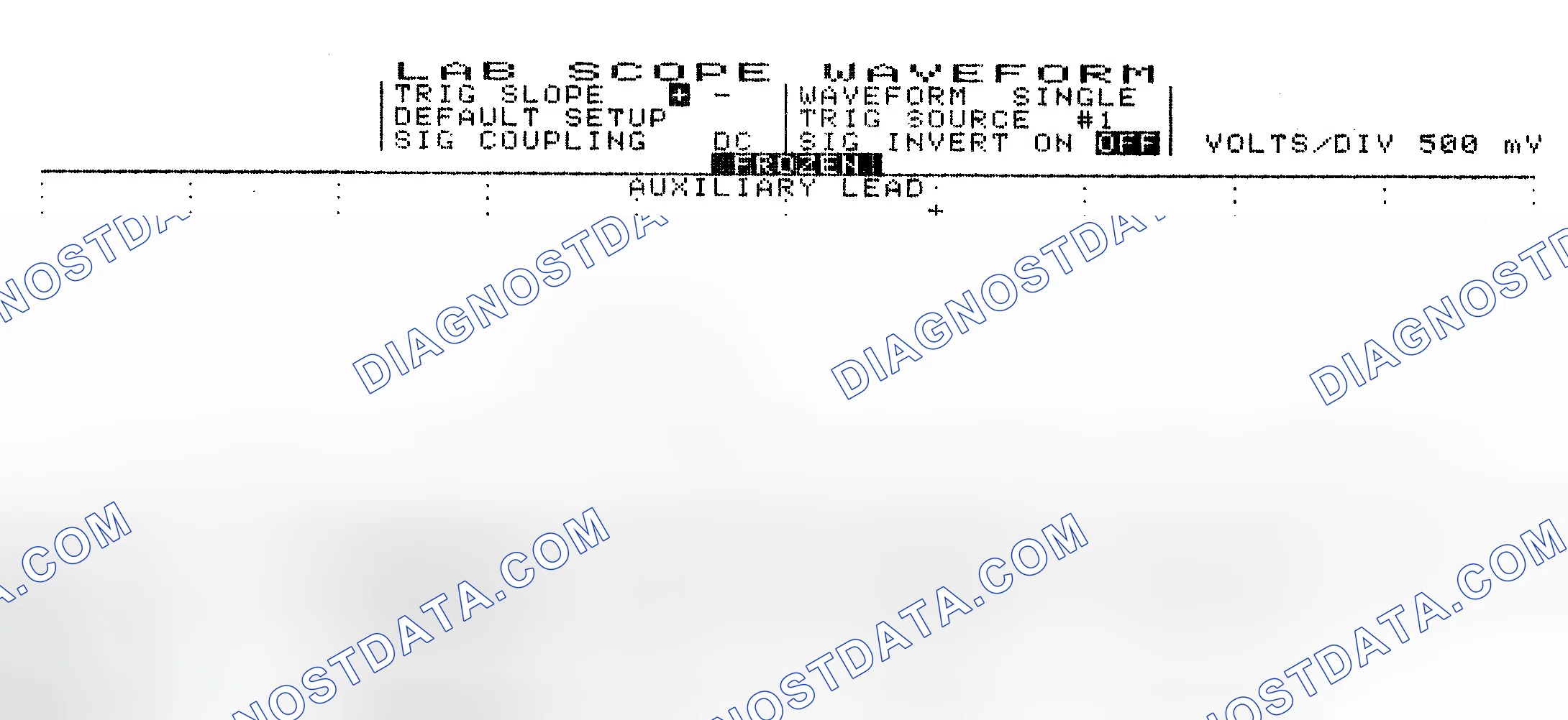 Scheme 10: Single Injector w/Excessive Current Flow - Current Pattern