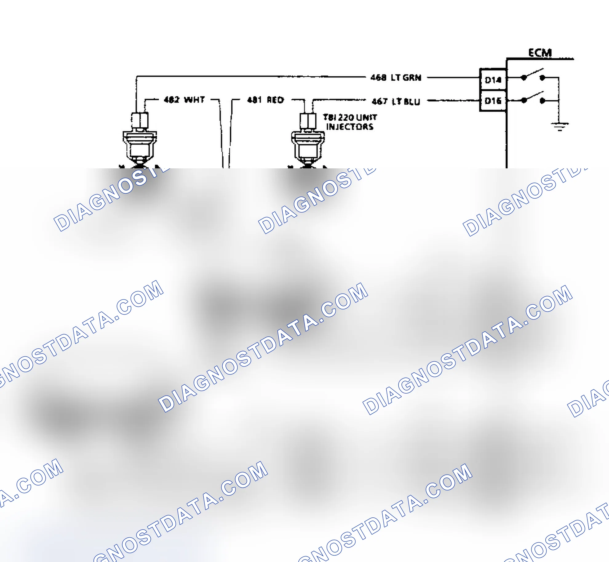 Scheme 72: Code 42 Schematic (4.3L Turbo) Electronic Spark Timing