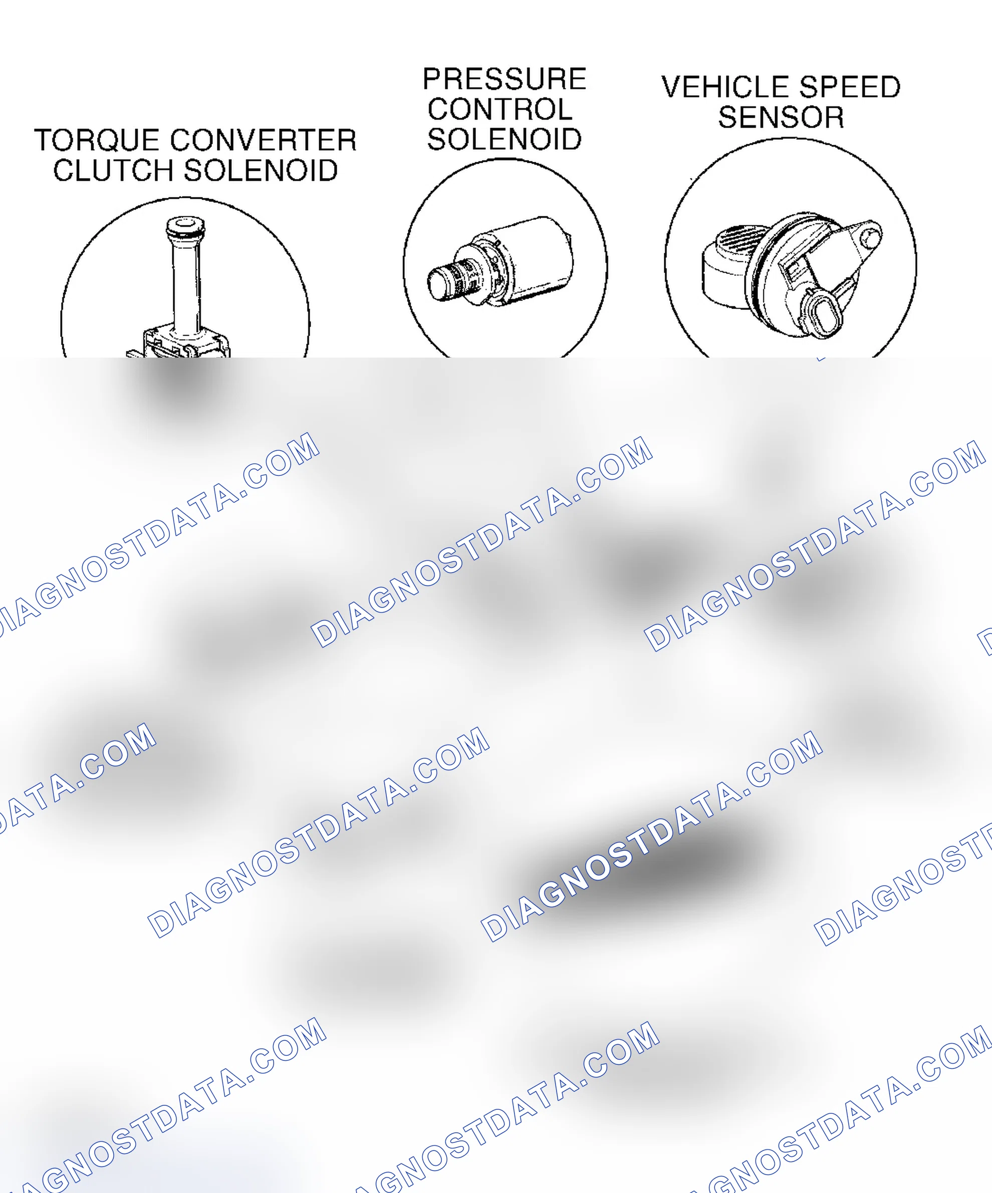 Scheme 35: Locating Transmission Solenoids, Sensors & Switches Courtesy of General Motors Corp.