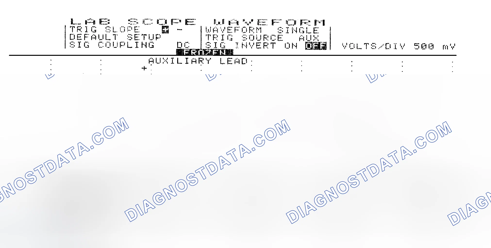 Scheme 14: Single Injector w/Excessive Current Flow - Current Pattern