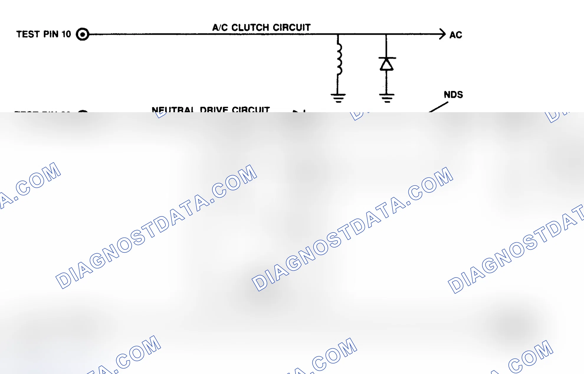 Scheme 115: Neutral Drive-A/C Input Circuit for Models with Auto. Trans.