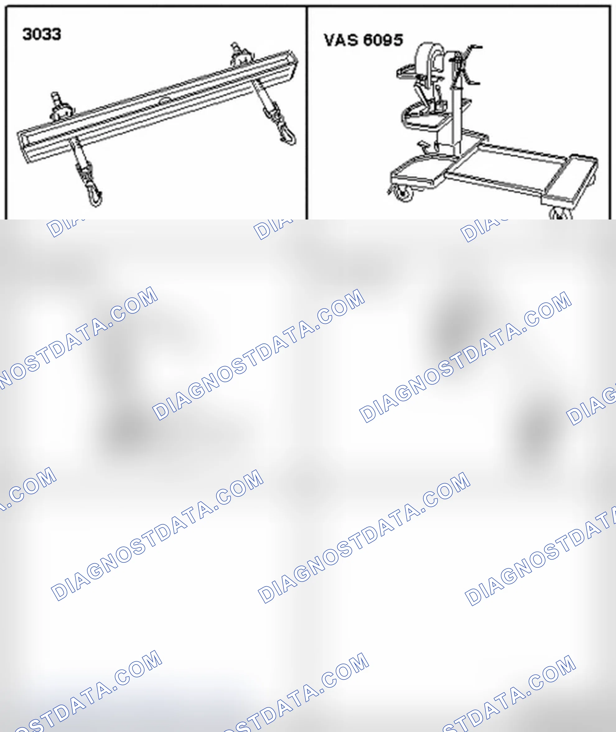 Scheme 108: Engine, Securing to Engine and Transmission Holder