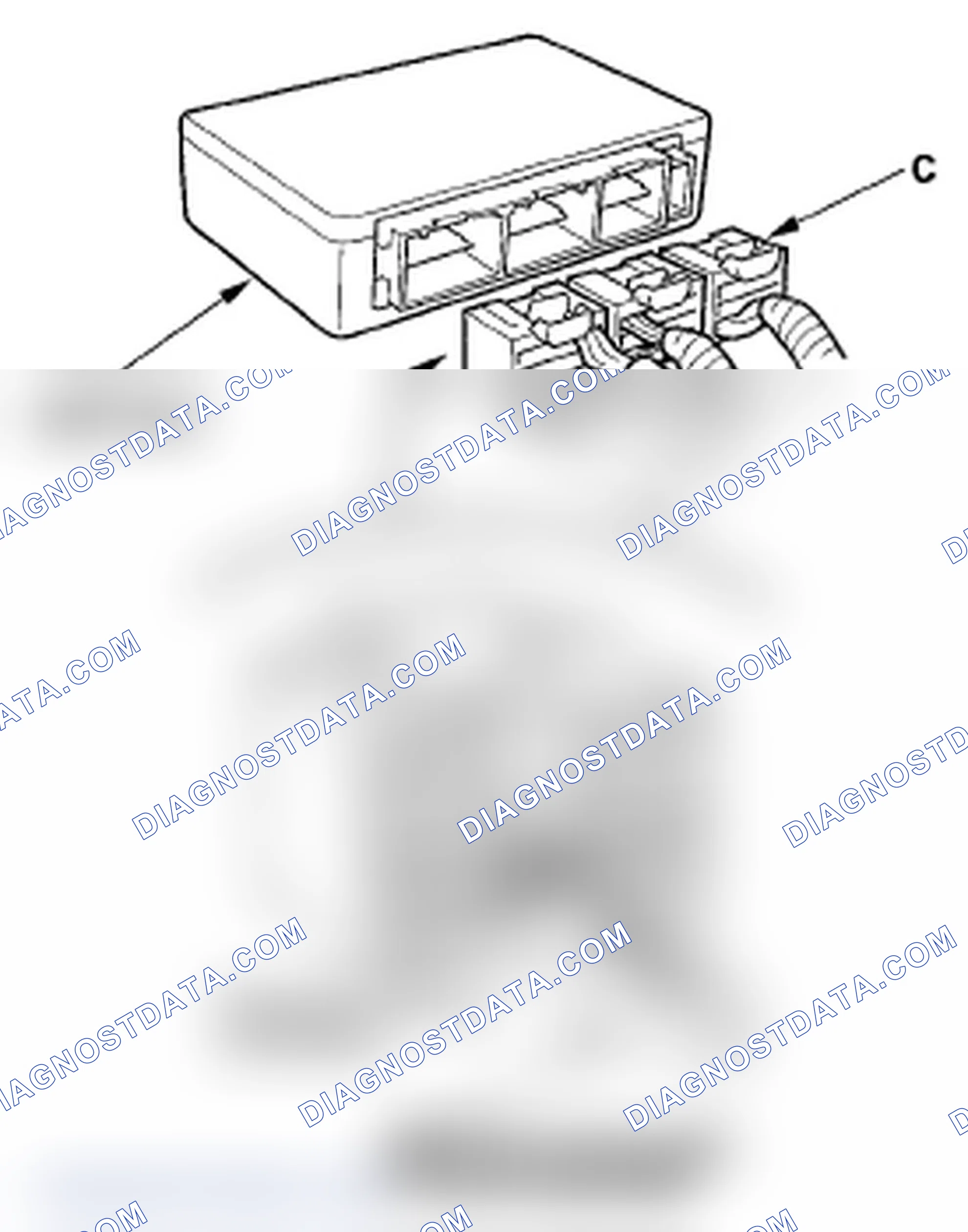 Scheme 20: Opening the SRS Unit Shorting Connectors For Diagnosis