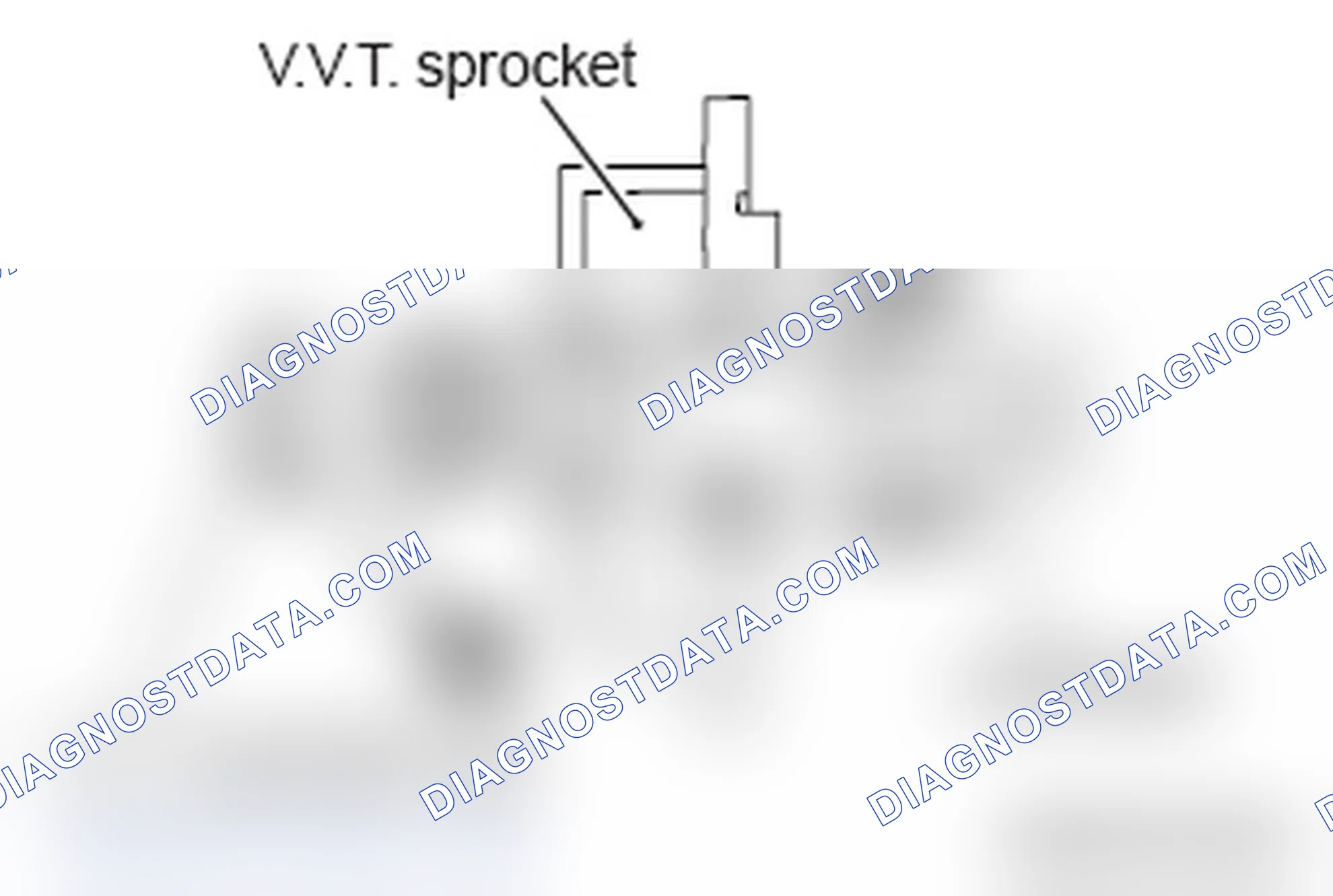 Scheme 721: >> A << INTAKE V.V.T. SPROCKET BOLT INSTALLATION