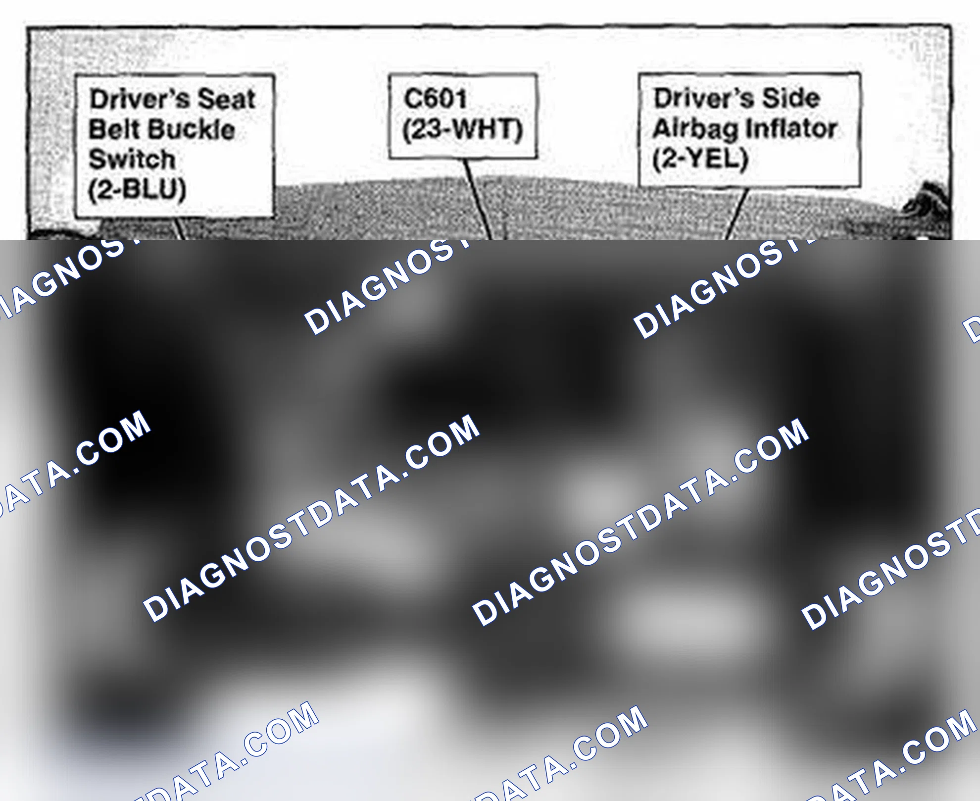 Scheme 574: Under Drivers Seat Component Location (Photo 169)