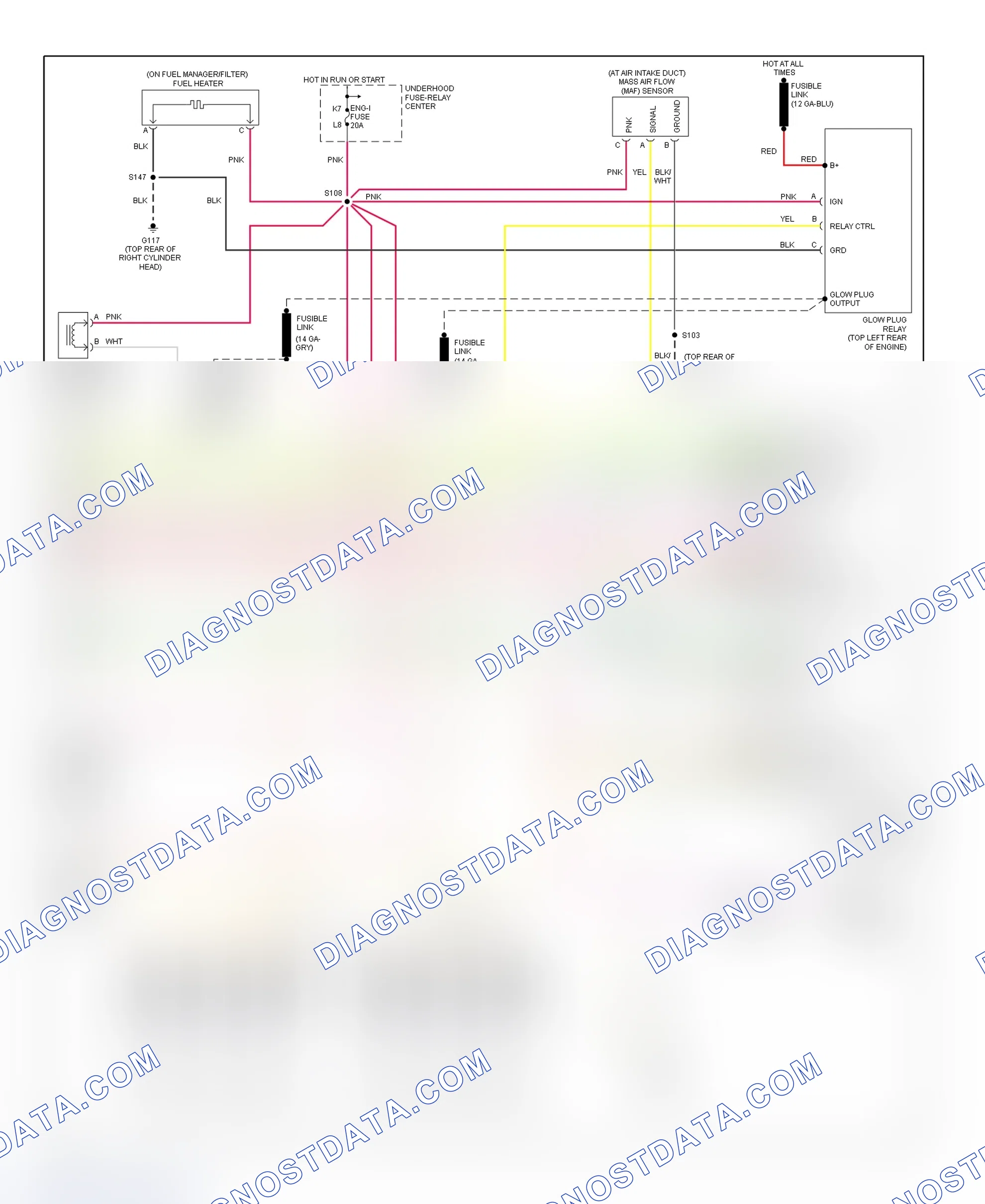Scheme 82: PCM Wiring Diagram (Pickup, Suburban & Tahoe - 6.5L - 4 Of 4)