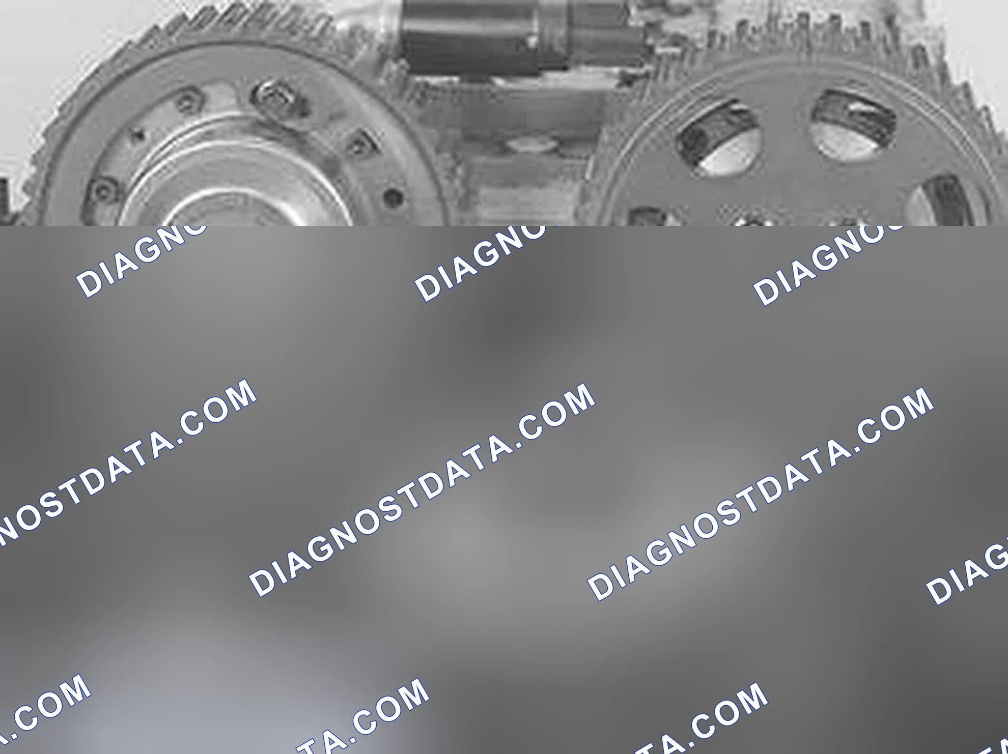 Scheme 980: REMOVING THE CAMSHAFT VARIABLE VALVE TIMING UNIT / TIMING BELT PULLEY