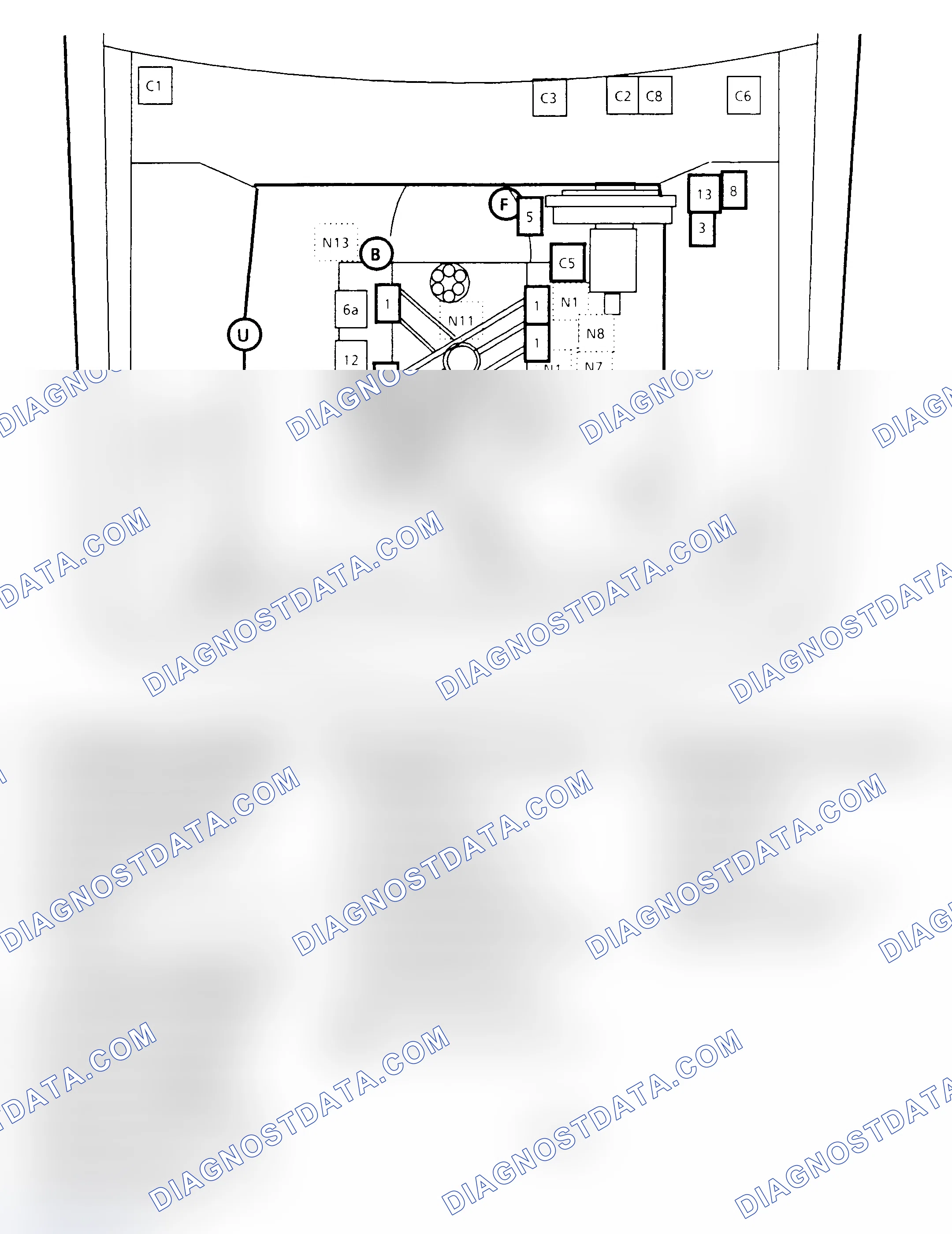 Scheme 432: PFI Component Location (2.8L F Body)