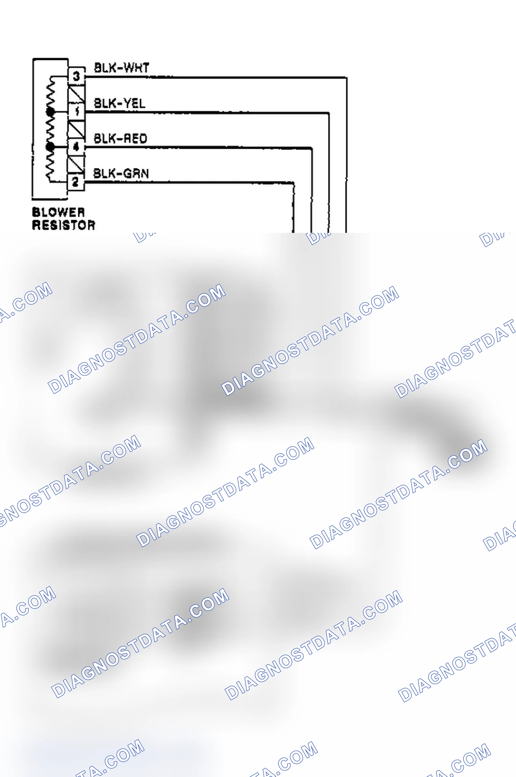 Fig. 6: Heater System Wiring Diagram (1990 Models)