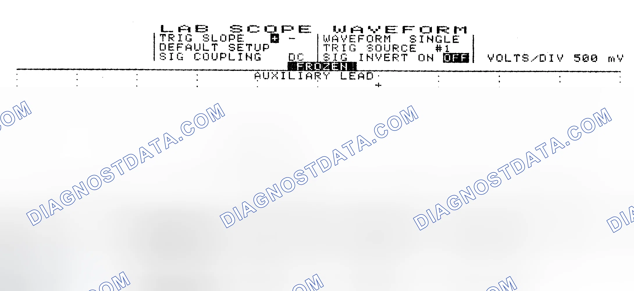 Scheme 10: Single Injector w/Excessive Current Flow - Current Pattern