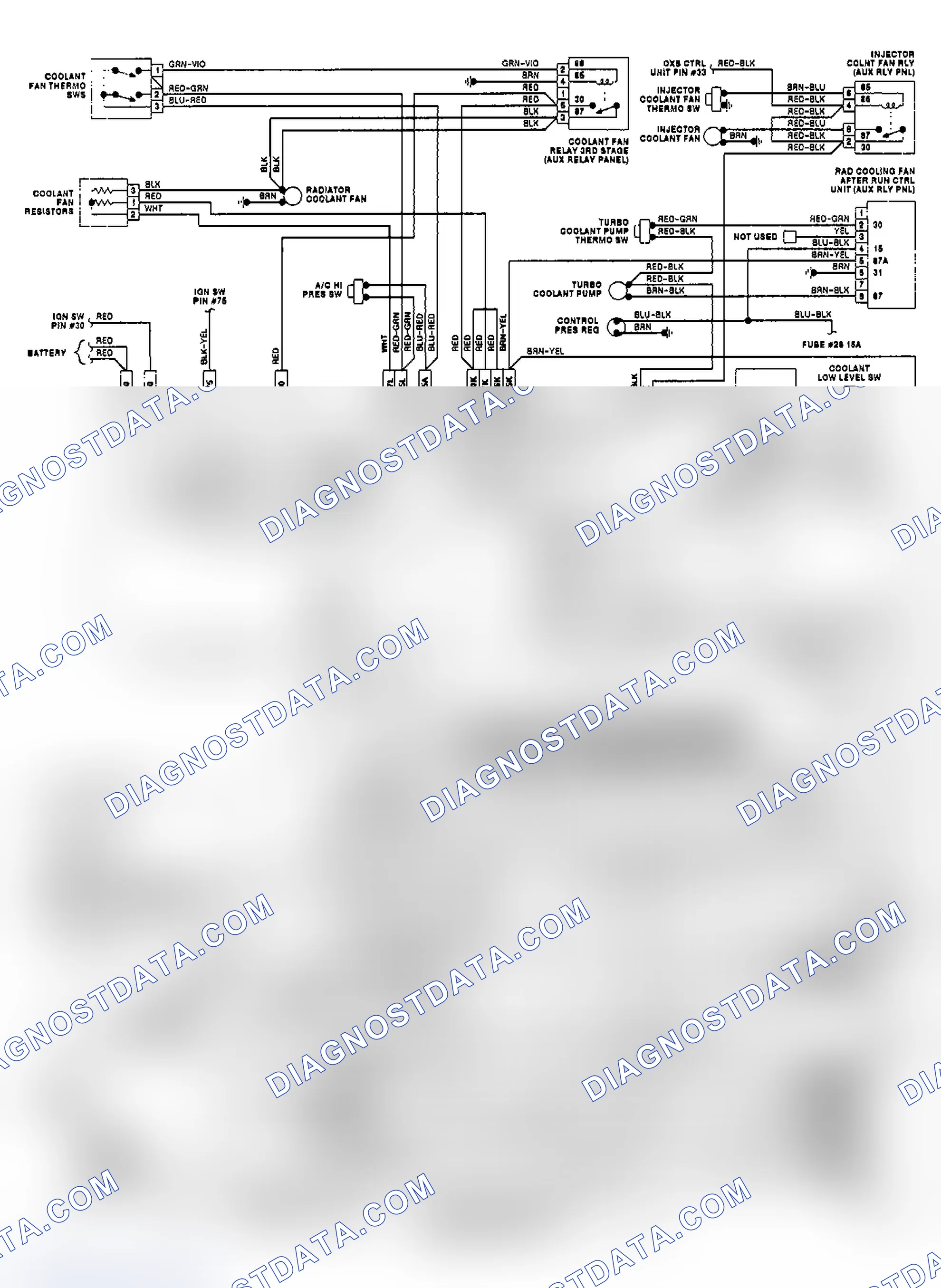 Scheme 11: Automatic A/C-Heater System Wiring Diagram (200)