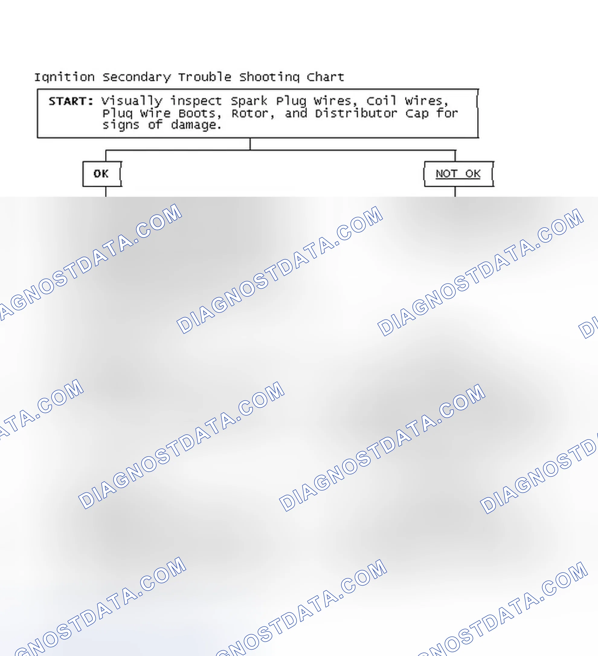 Scheme 1: Ignition Secondary Trouble Shooting Chart