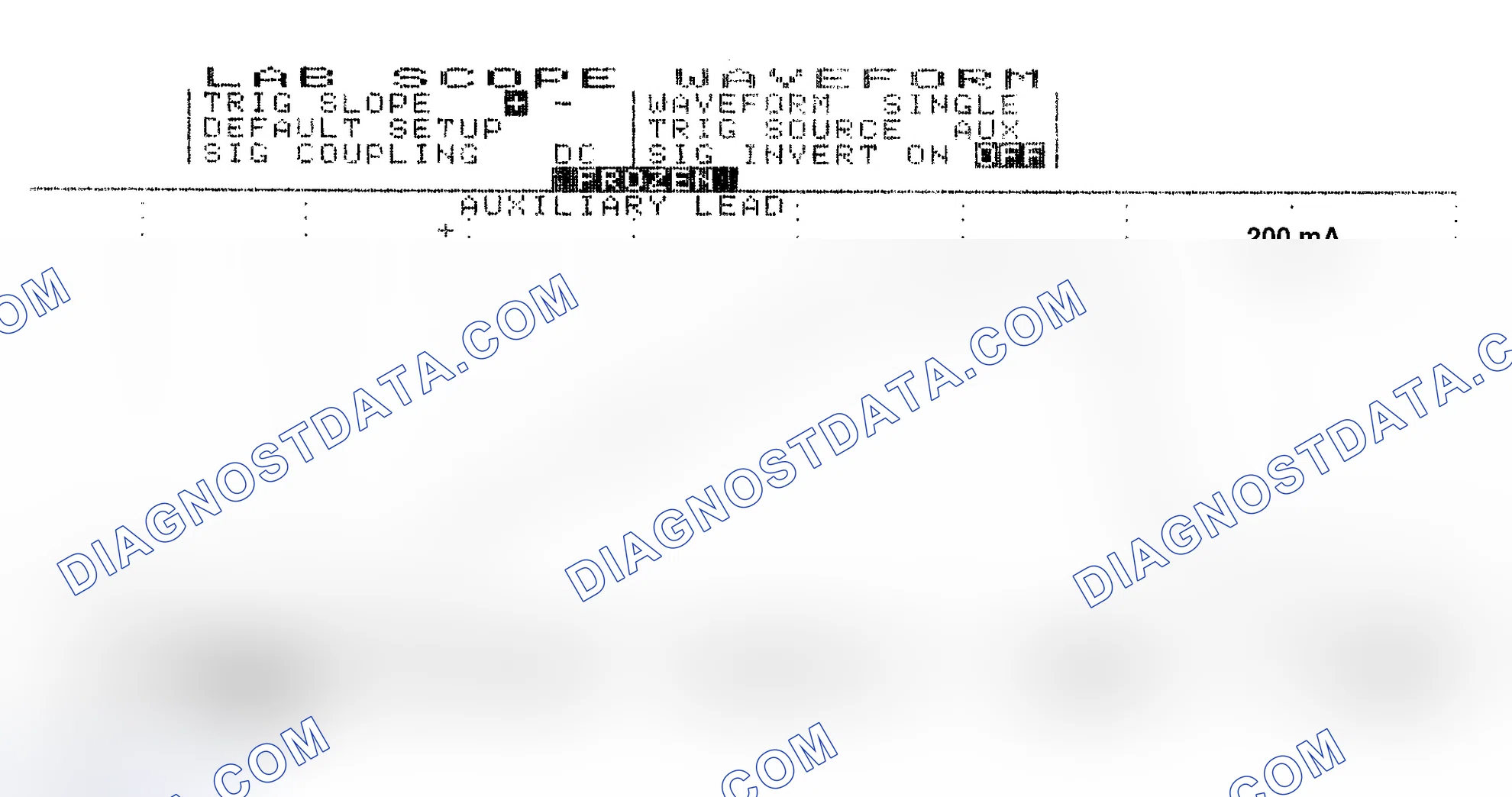 Scheme 13: Single Injector w/Normal Current Flow - Current Pattern