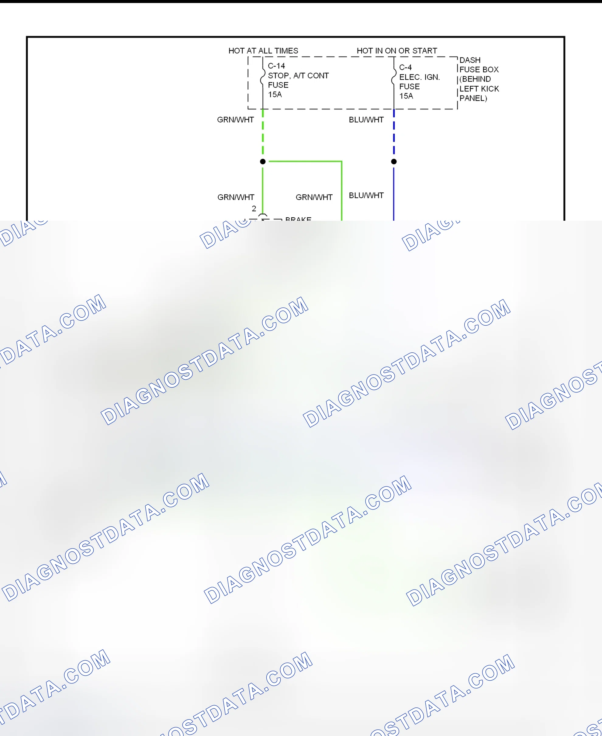 Scheme 119: Shift & Key Interlock System Wiring Schematic (1998 Acura 2.5TL)