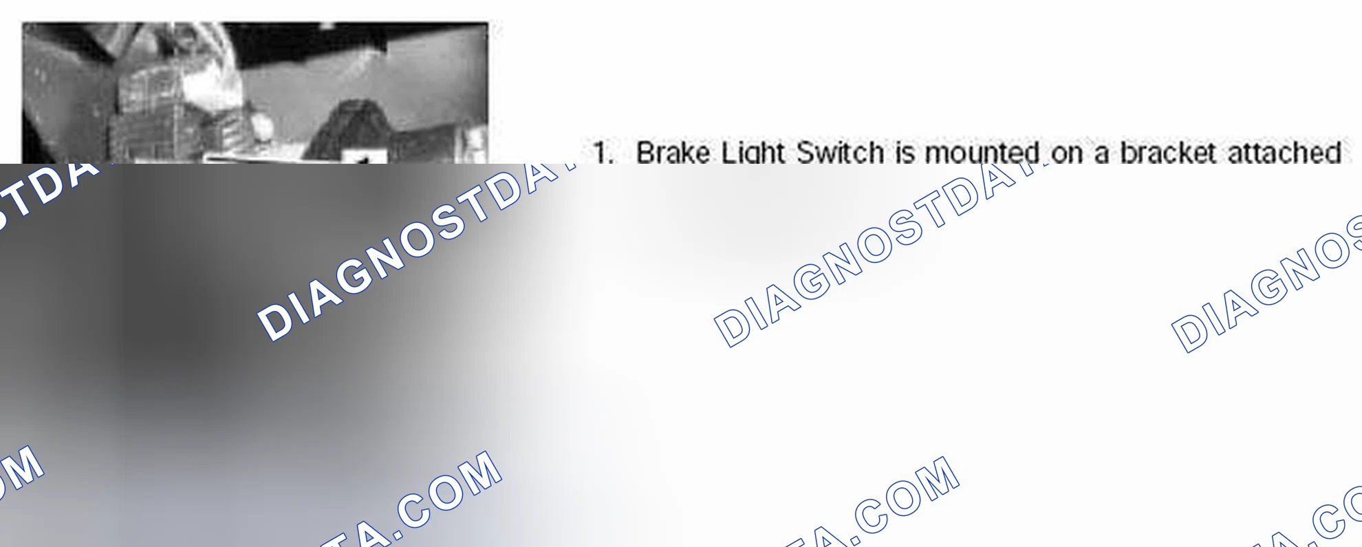 Scheme 86: Brake Light Switch