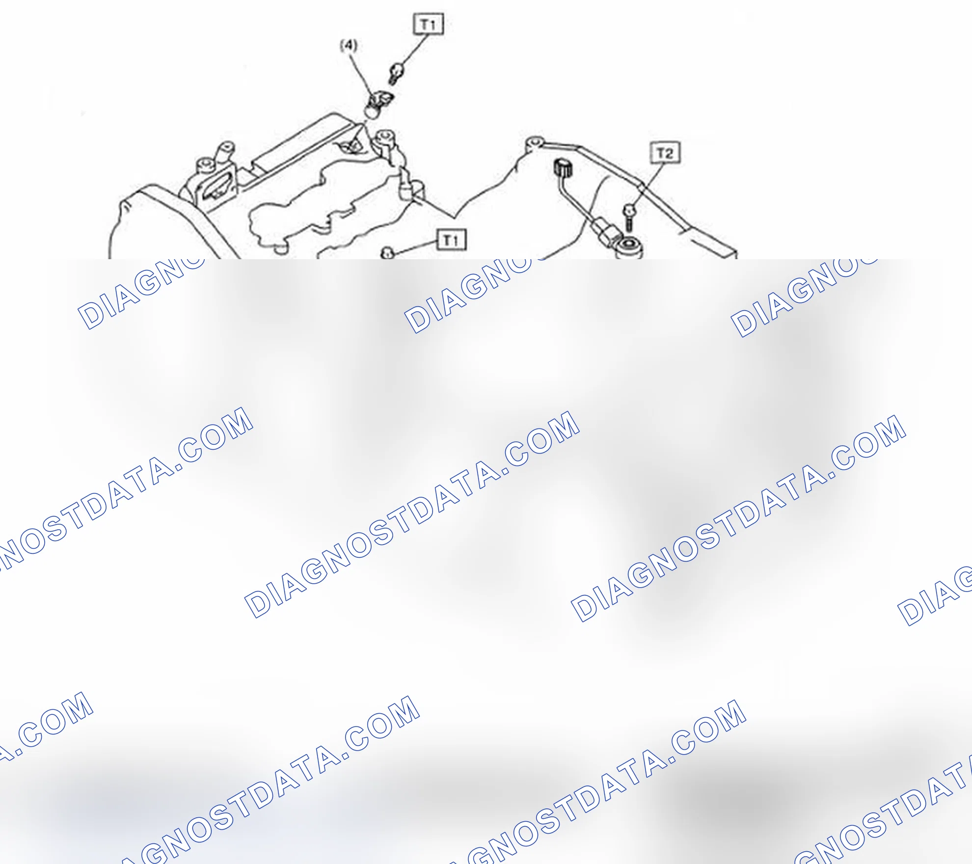 Scheme 228: Identifying Crankshaft Position, Camshaft Position And Knock Sensors With Torque Specifications