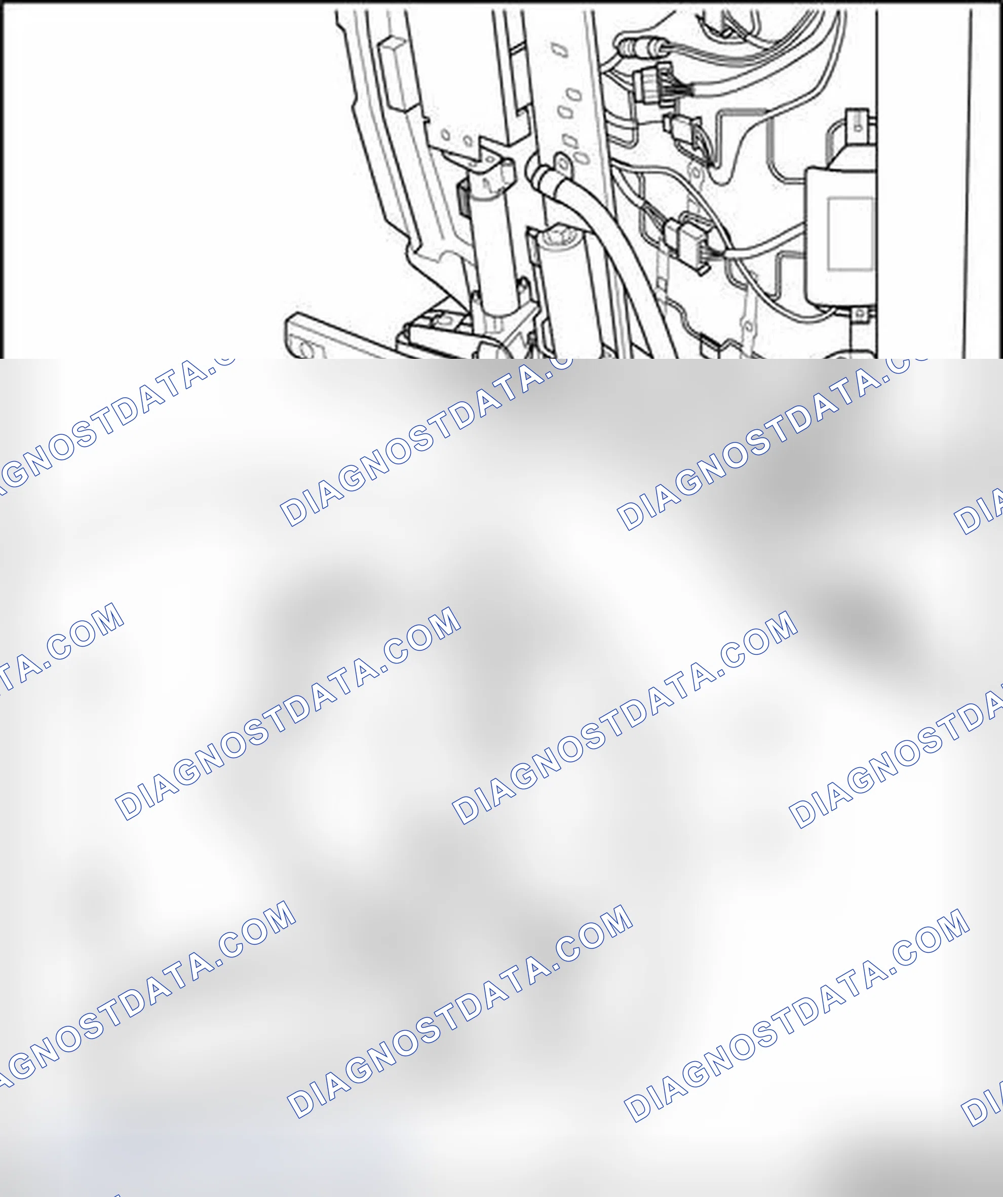 Scheme 233: Forward and backward seat adjustment motor, assembly overview
