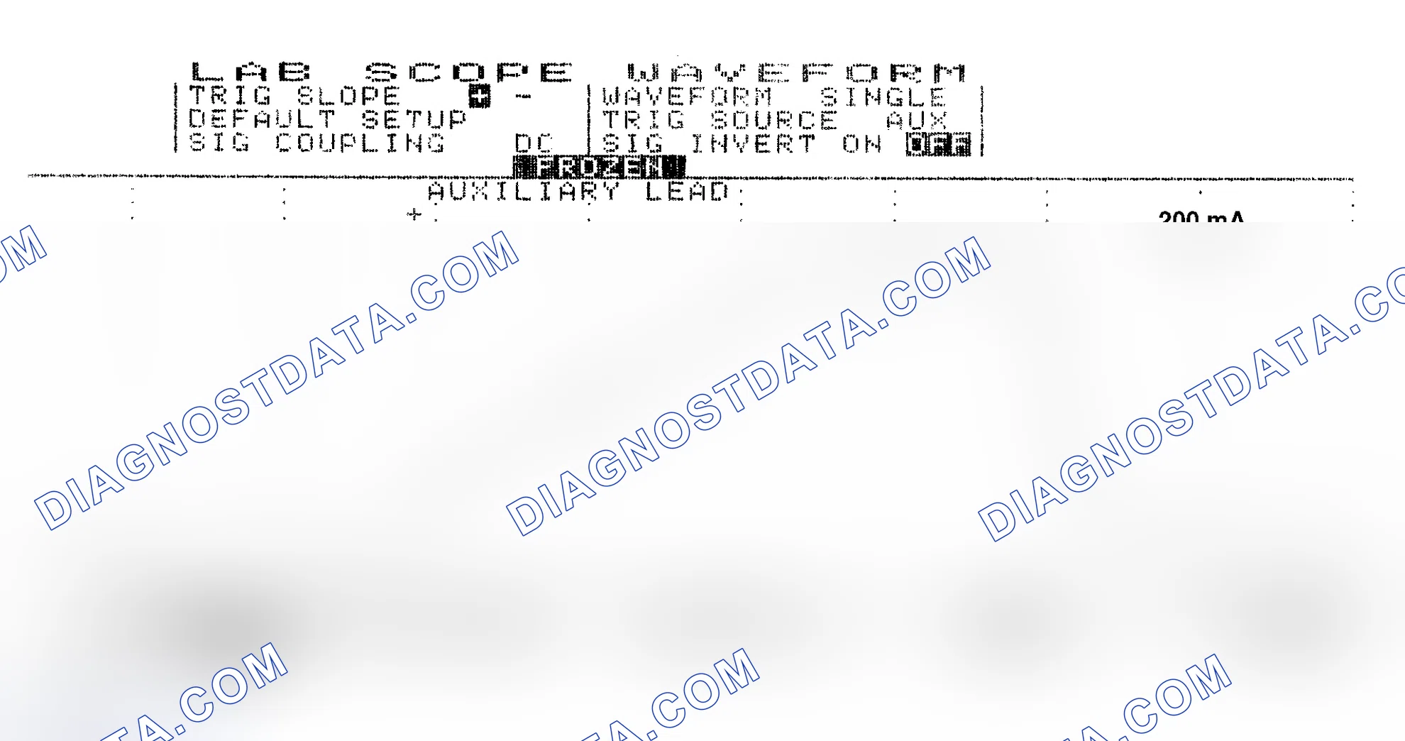 Scheme 13: Single Injector w/Normal Current Flow - Current Pattern