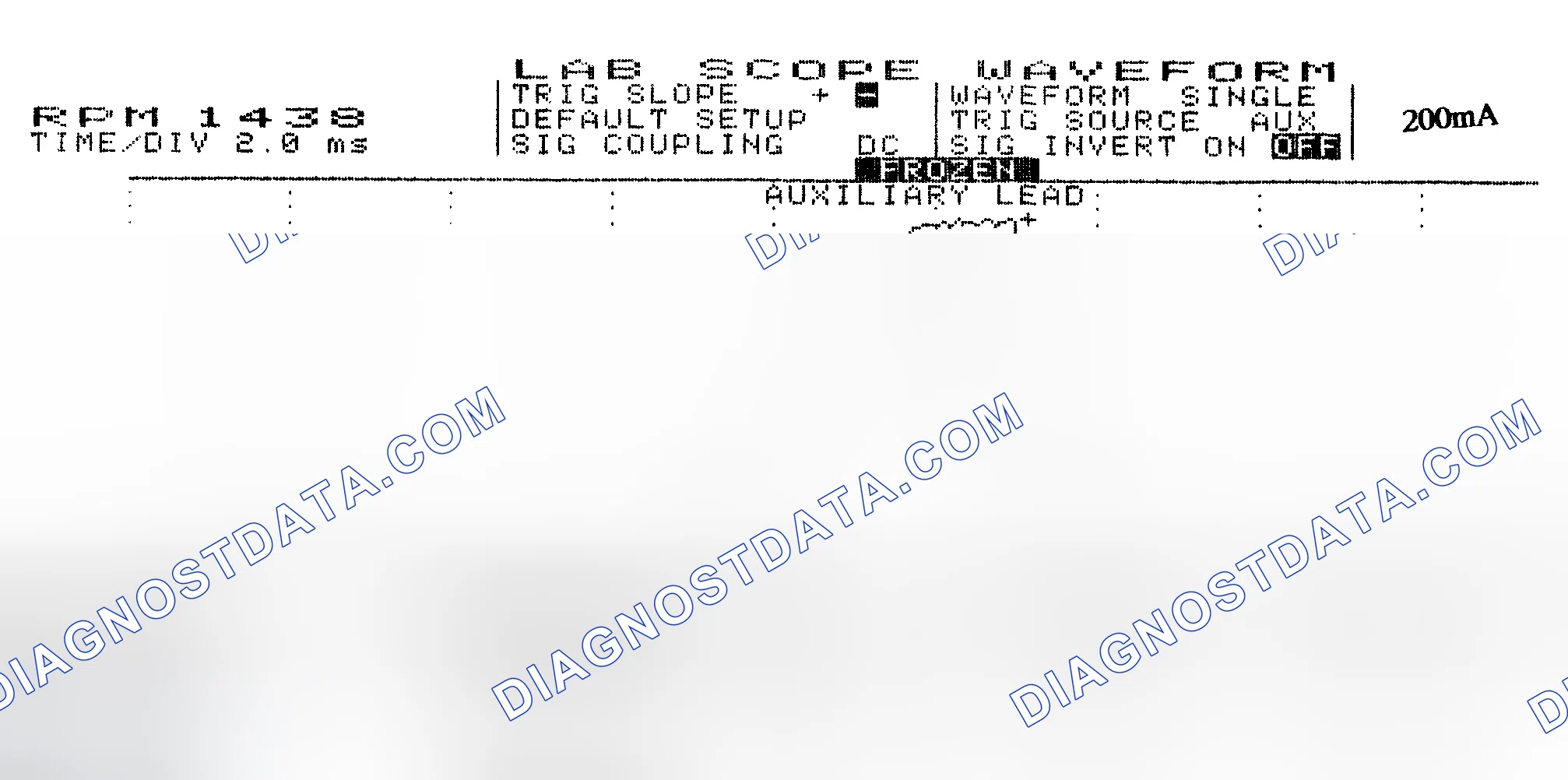 Scheme 15: Single Injector w/Normal Current Flow - Current Pattern
