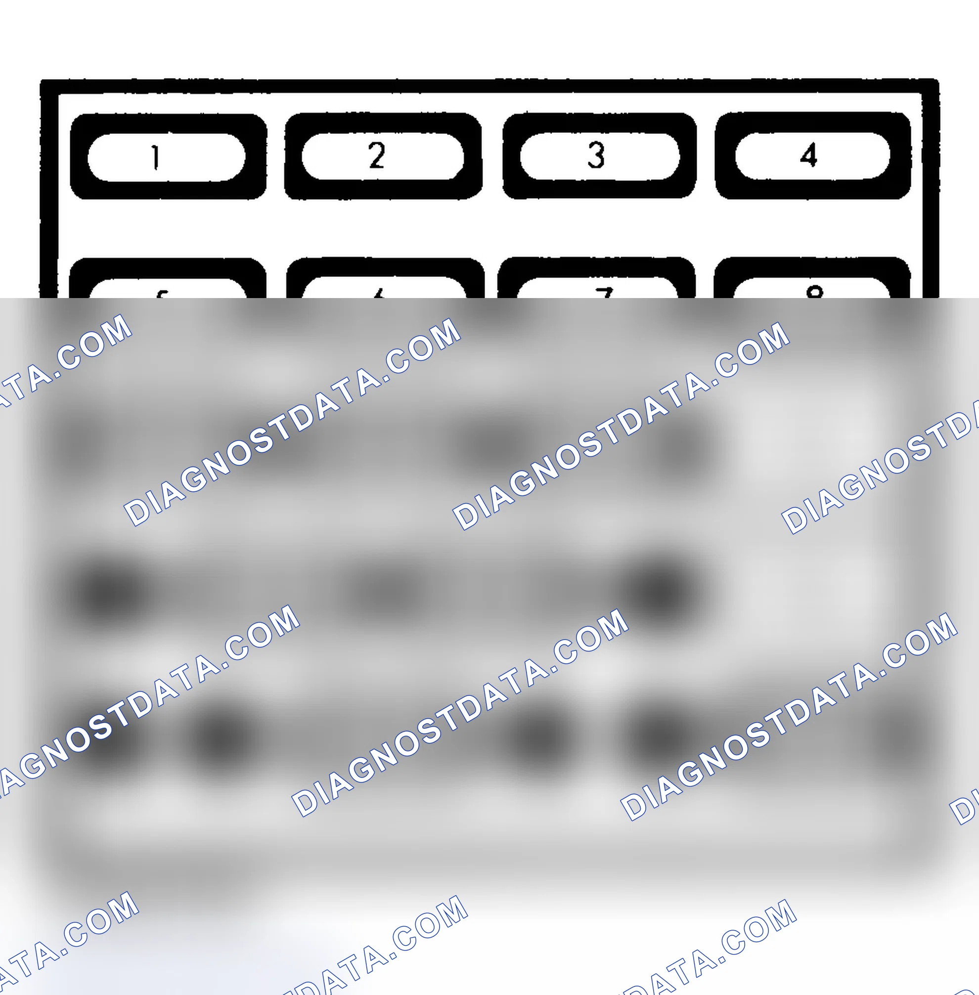 Scheme 5: FUSE PANEL IDENTIFICATION (1983-86 CAMARO)
