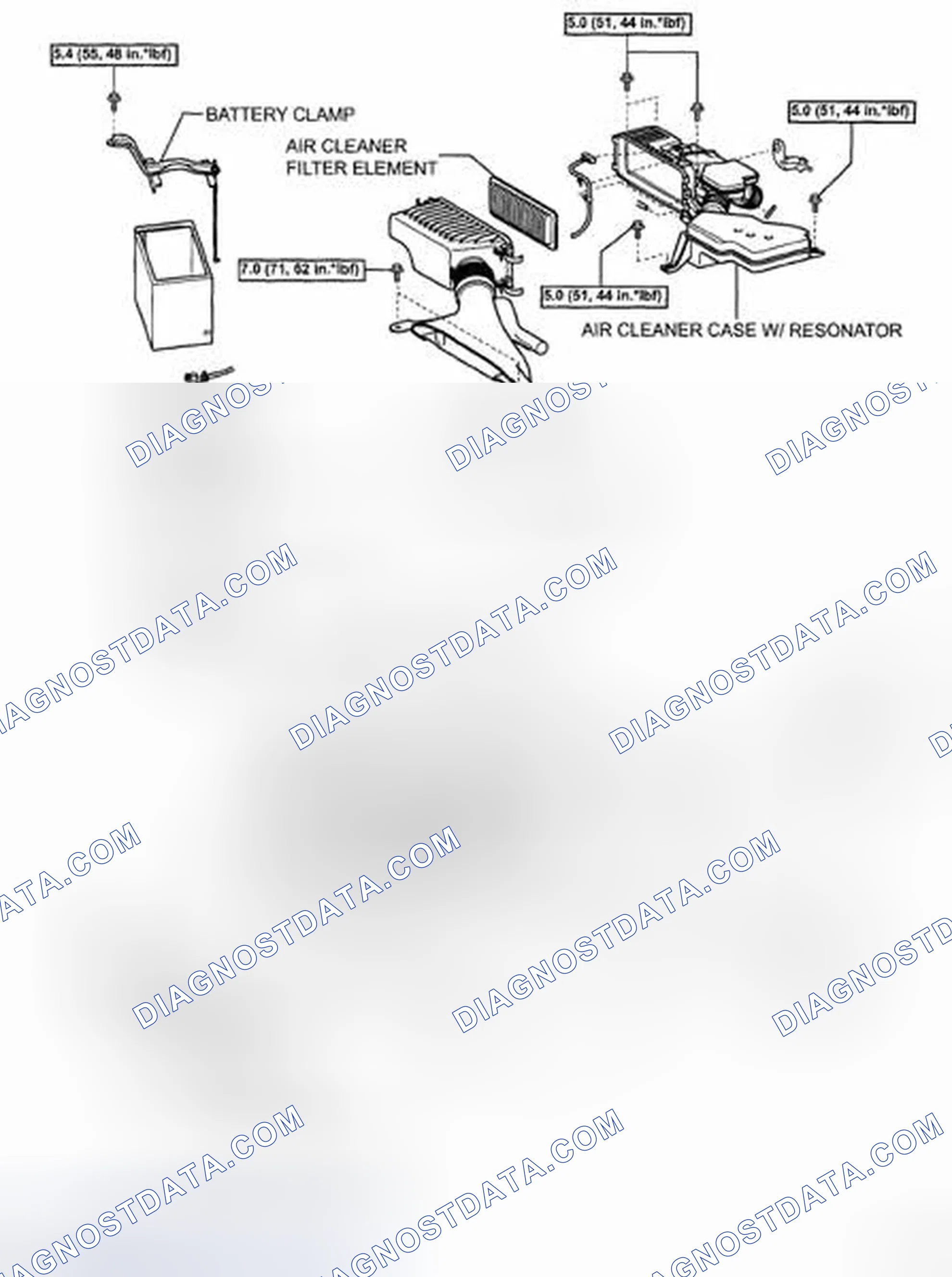 Scheme 7: Identifying Water Pump Components With Torque Specification (3 Of 6)