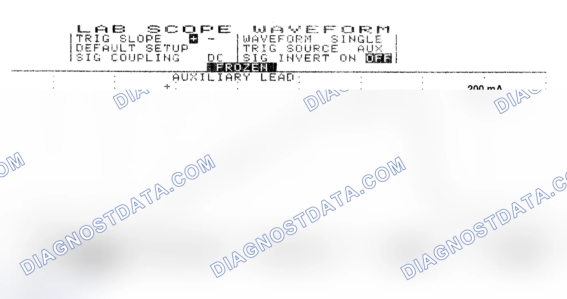 Scheme 13: Single Injector w/Normal Current Flow - Current Pattern