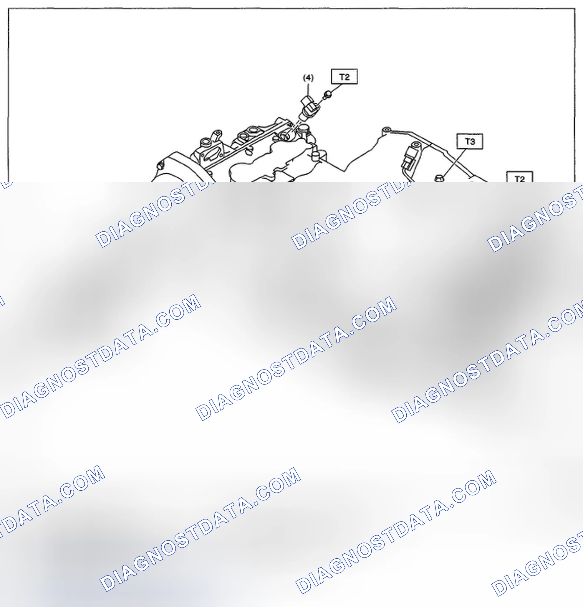 Scheme 122: CRANKSHAFT POSITION, CAMSHAFT POSITION AND KNOCK SENSORS