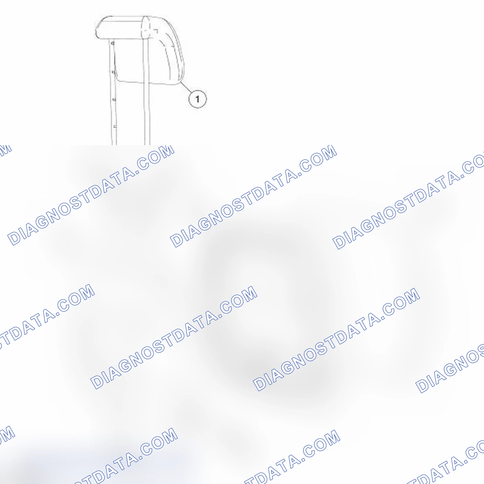 Scheme 157: Seat - Exploded View, Third Row
