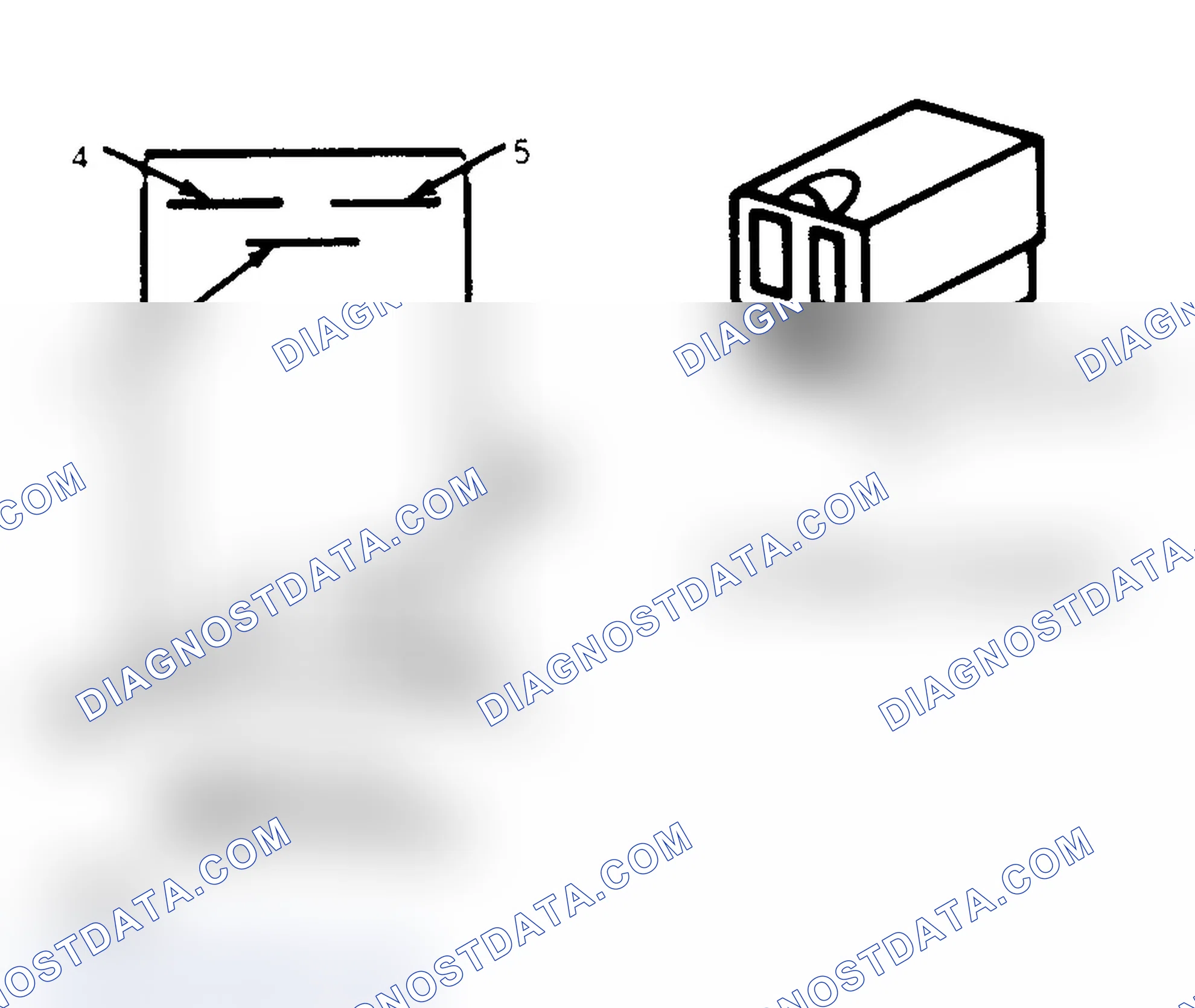 Scheme 158: Radiator Fan Relay Terminals & Fan Relay Connector