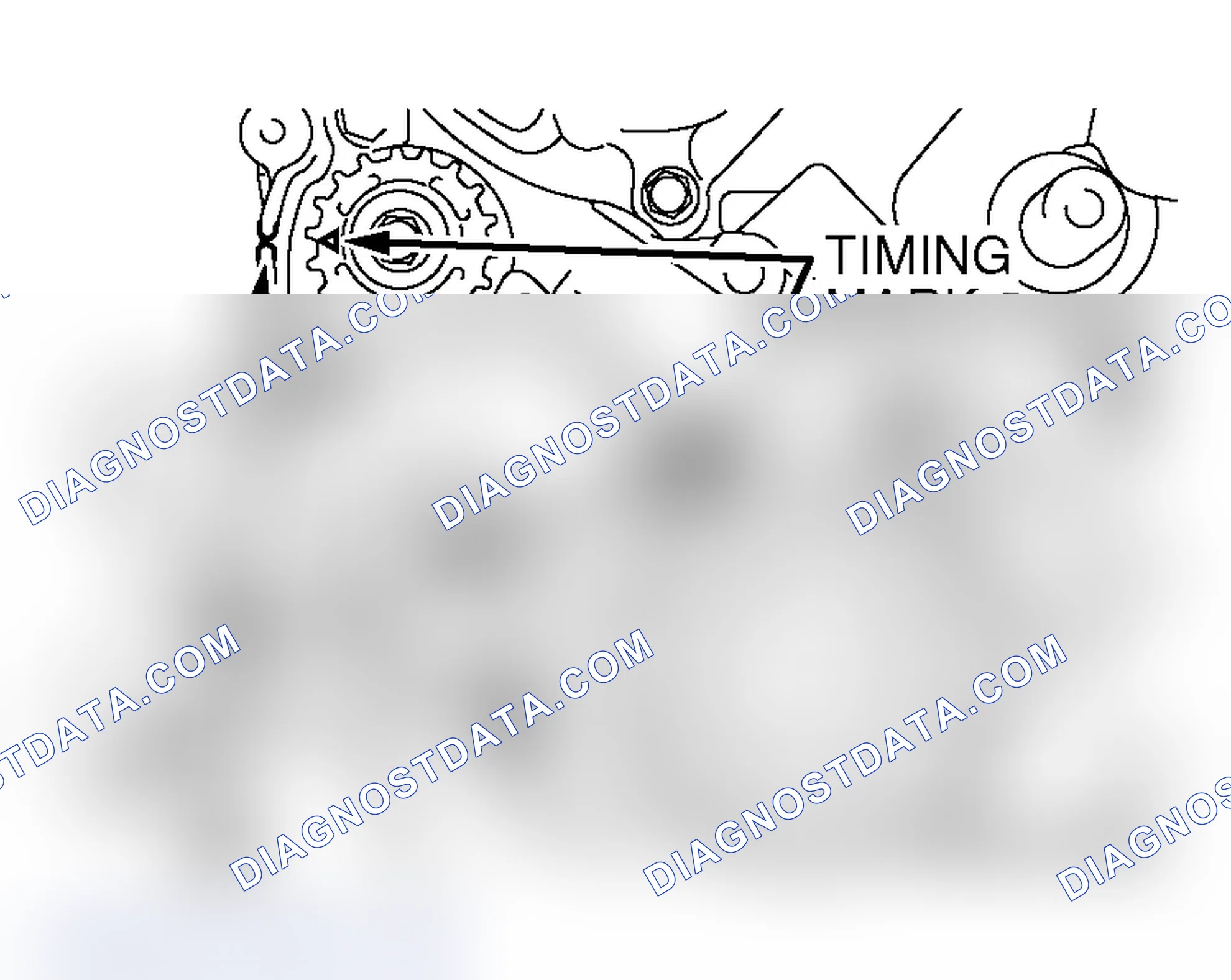 Scheme 398: >>F<< TIMING BELT "B" INSTALLATION