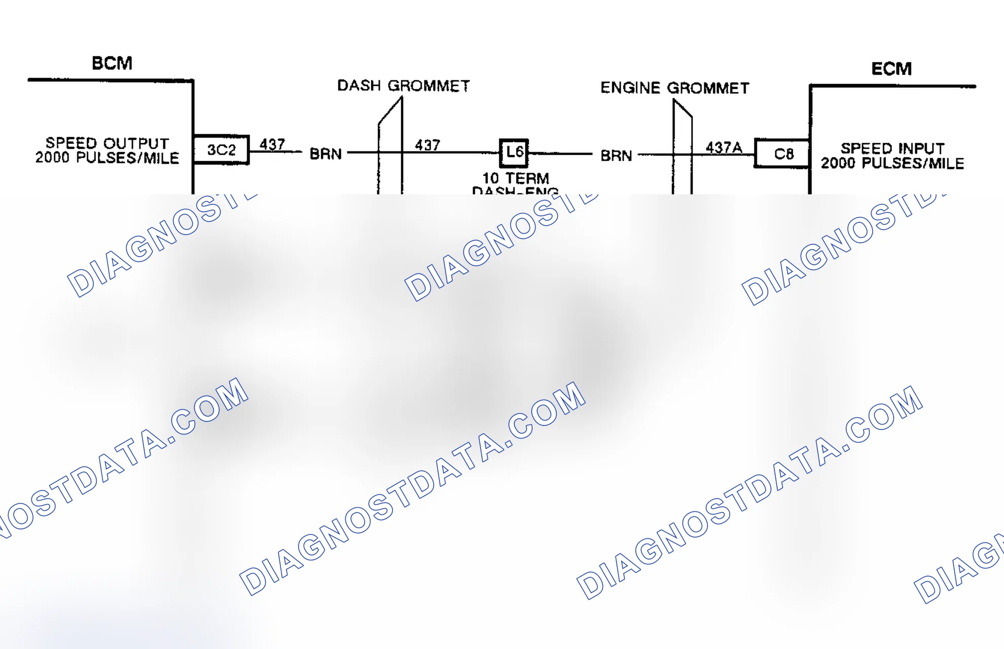 Scheme 235: Schematic, Code EO24, Speed Sensor Circuit Problem