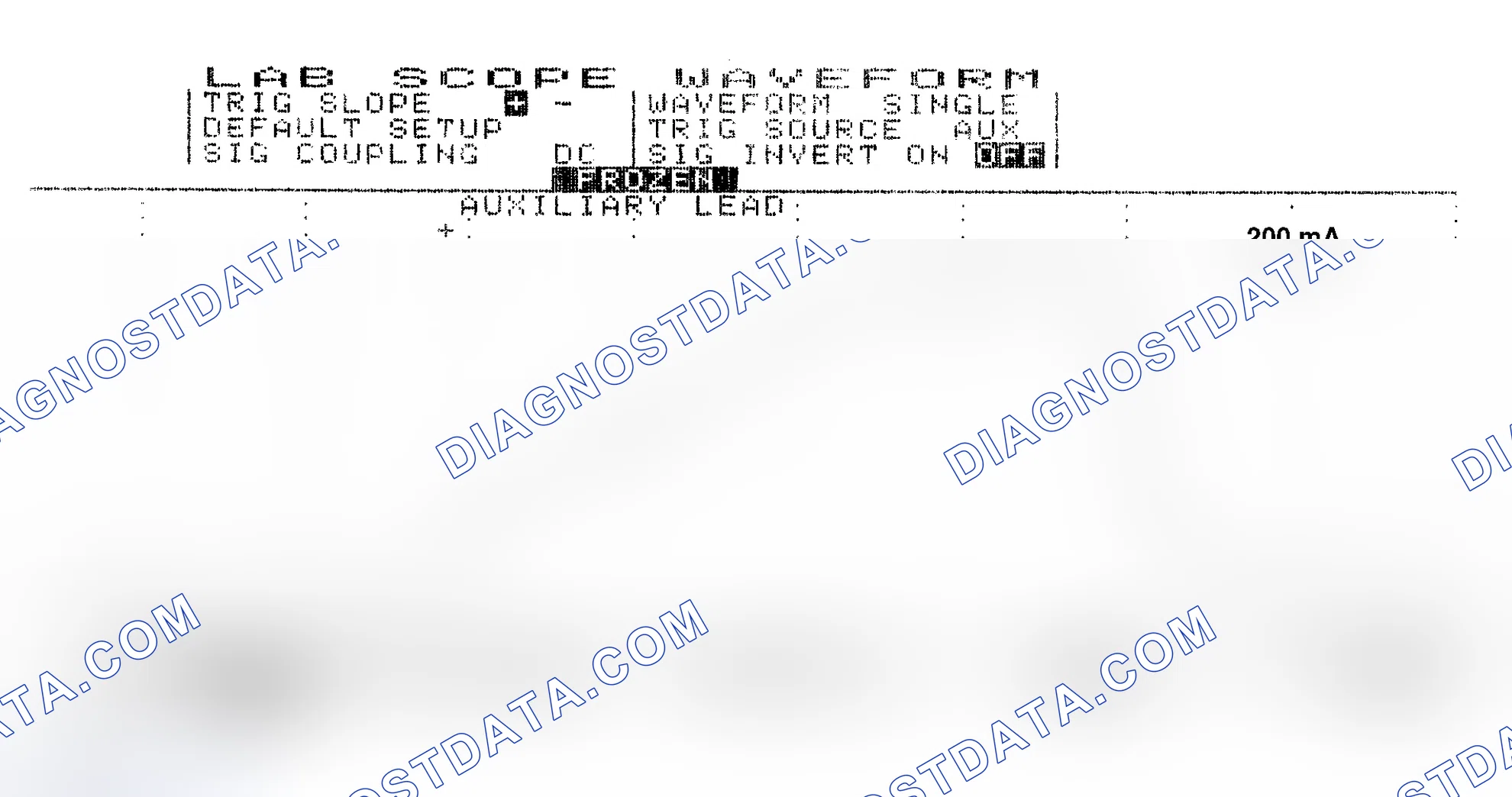 Scheme 13: Single Injector w/Normal Current Flow - Current Pattern