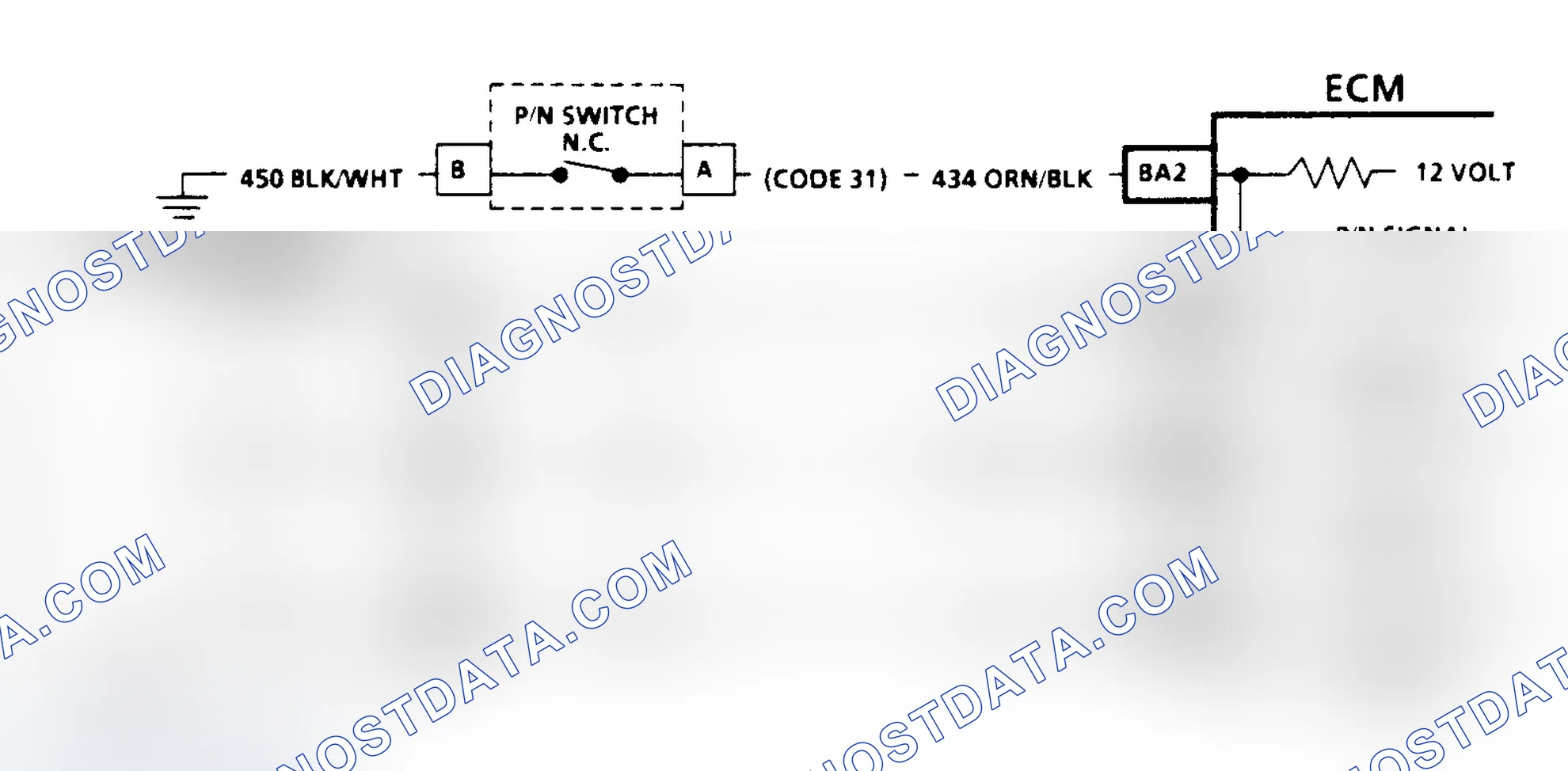 Scheme 157: CODE 27, 28 OR 29 GEAR SWITCH CIRCUITS - 3.8L
