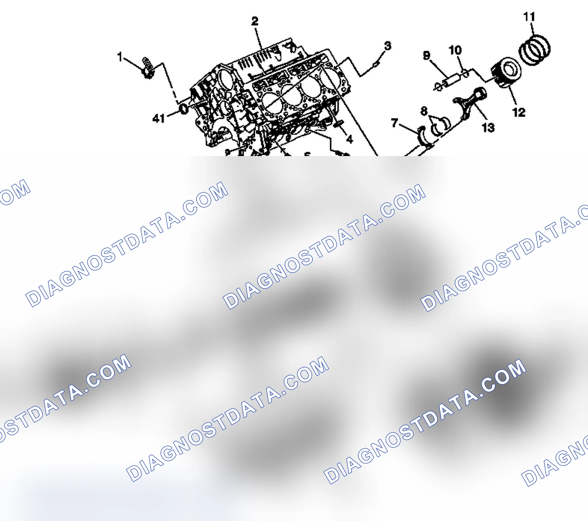 Scheme 40: Engine Block and Components