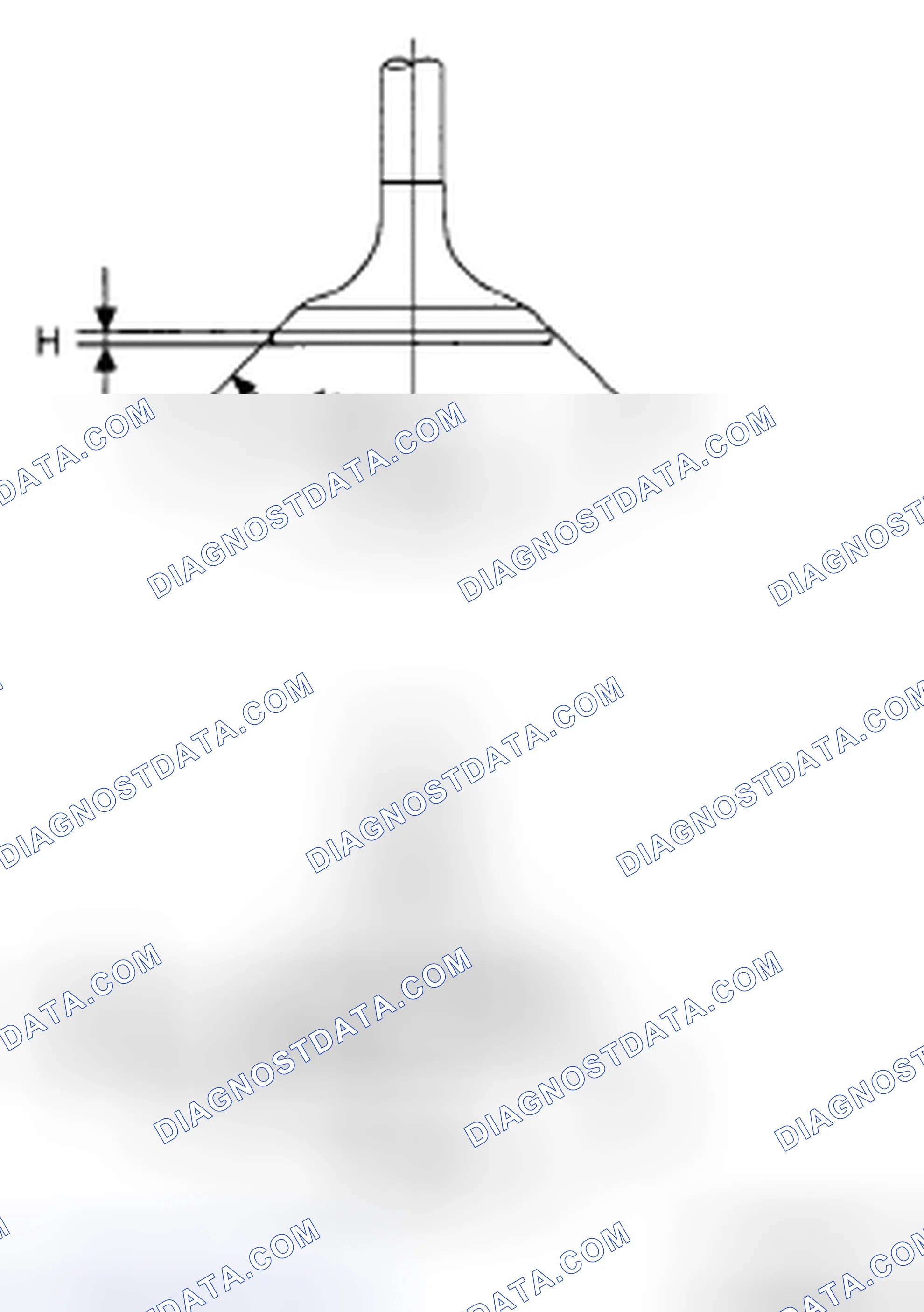 Scheme 222: INTAKE AND EXHAUST VALVE