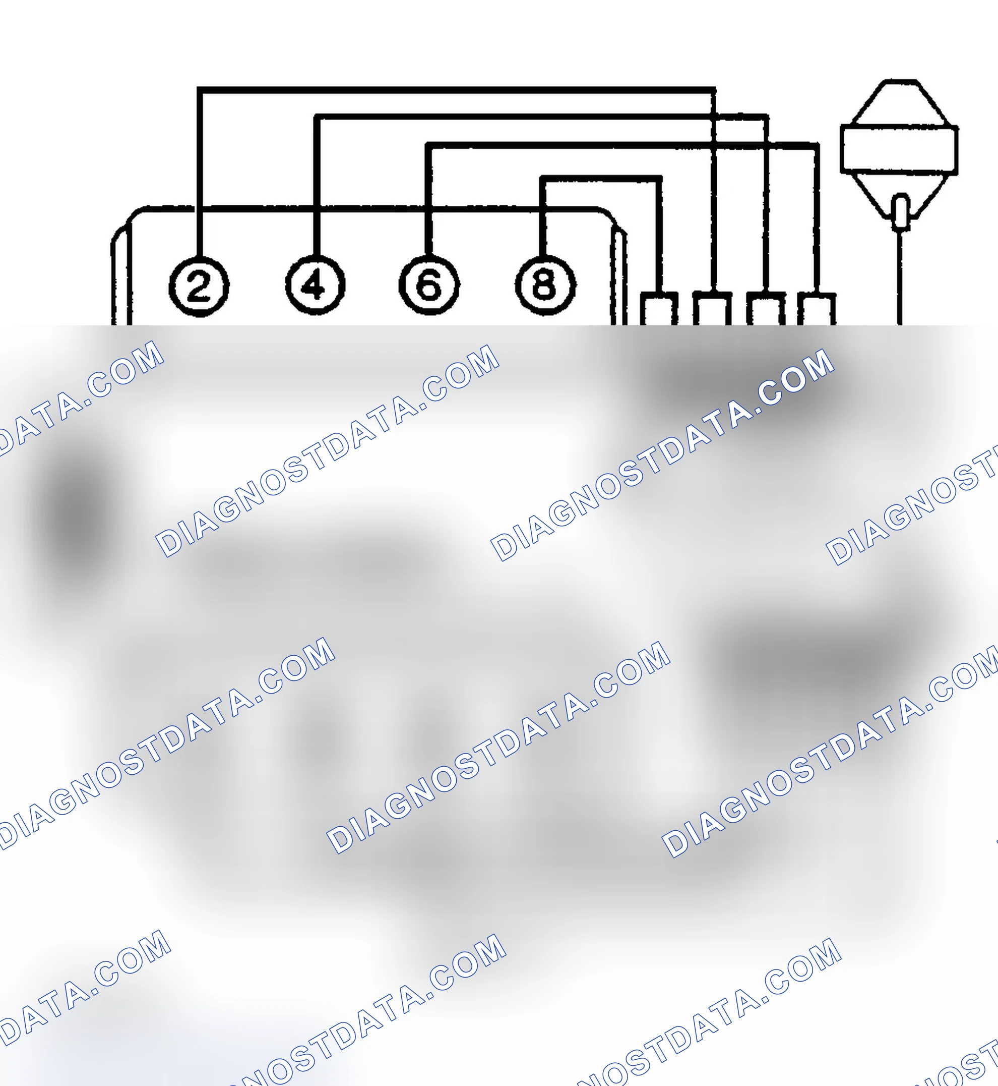 Scheme 5: Firing Order (5.0L, 5.7L & 7.4L)