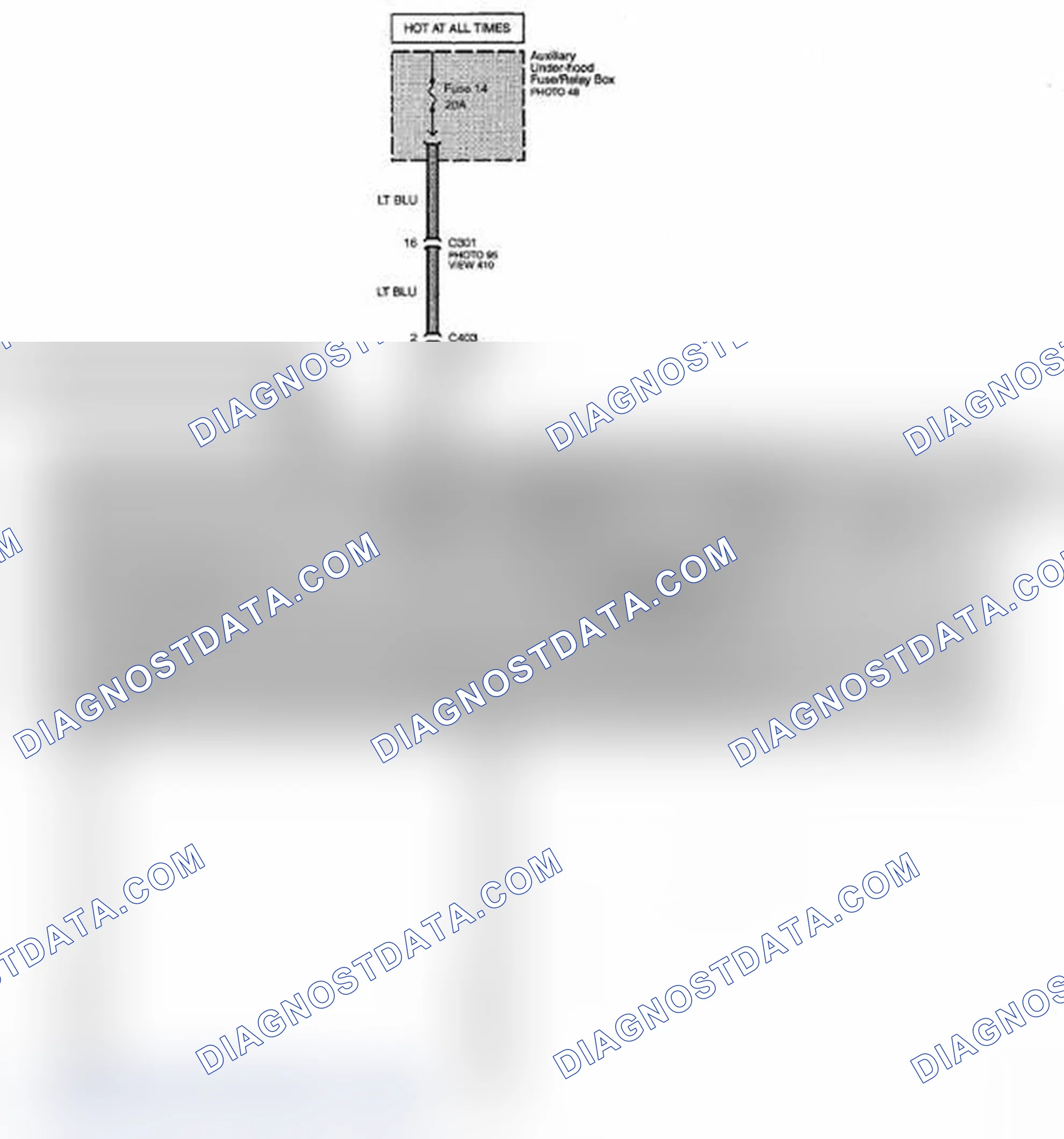 Scheme 272: Panoramic Glass Roof Circuit Diagram (Page 122-1)