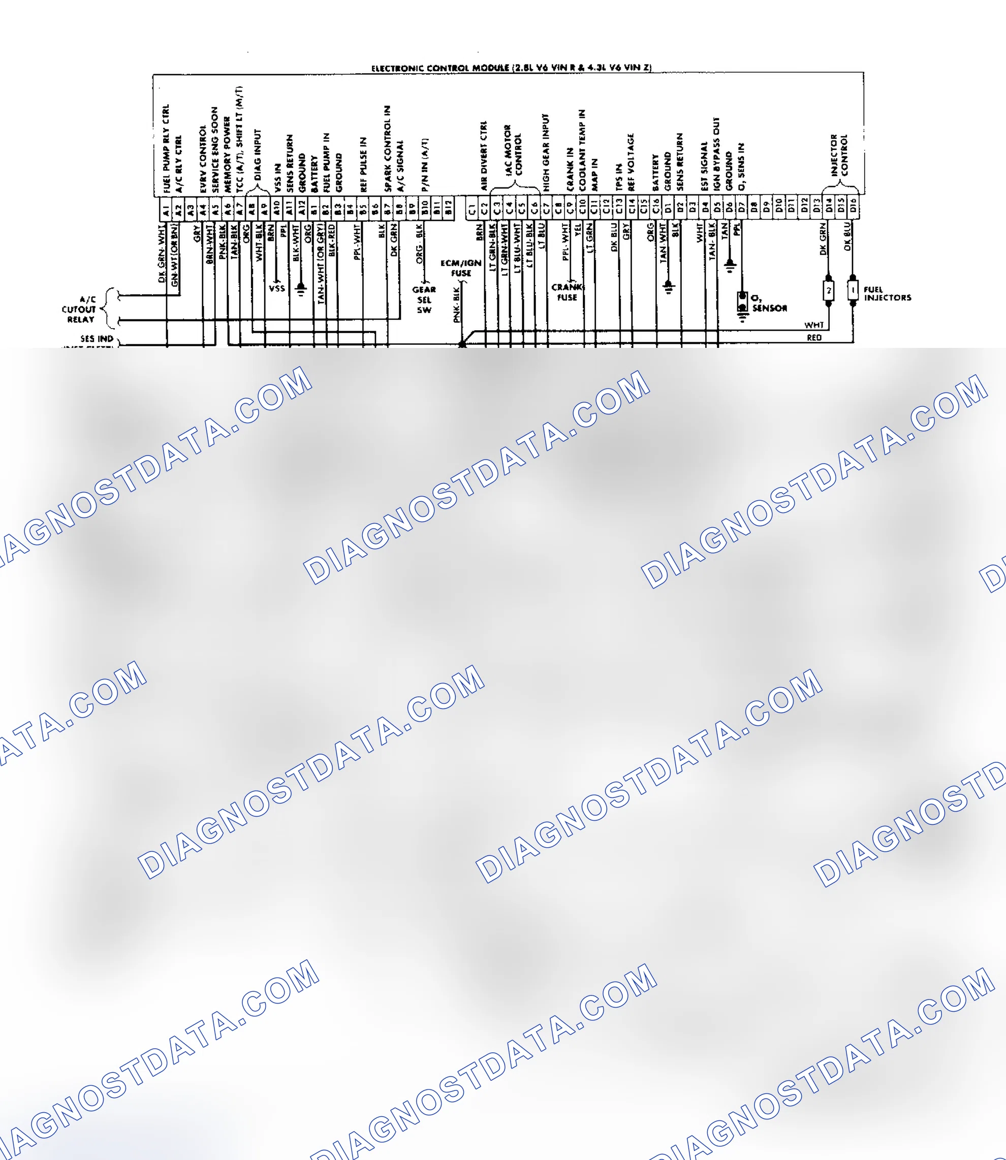 Scheme 159: "S/T" Series (2.8L & 4.3L) Wiring Diagram