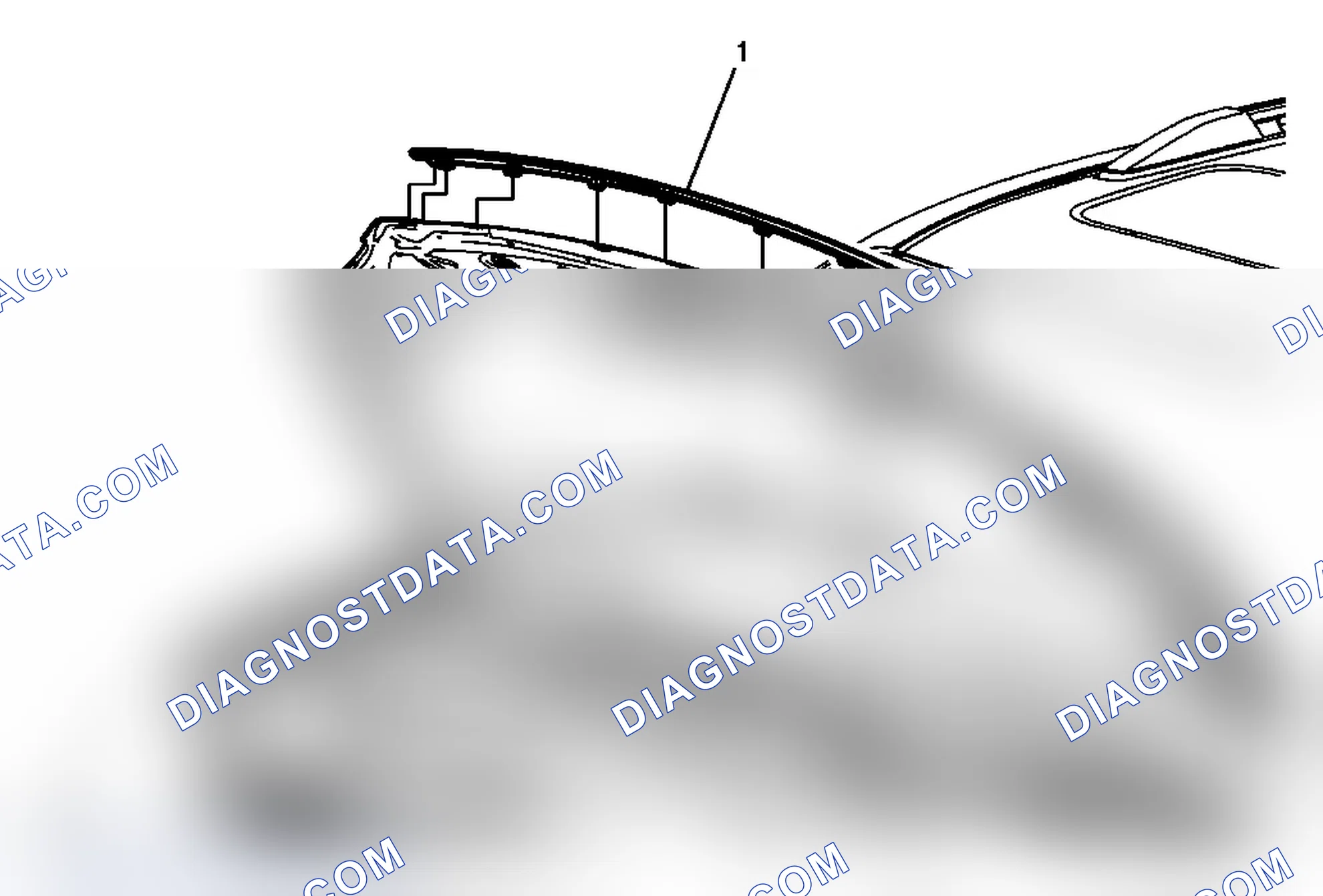 Scheme 47: Hood Front Molding Replacement (Acadia Denali)
