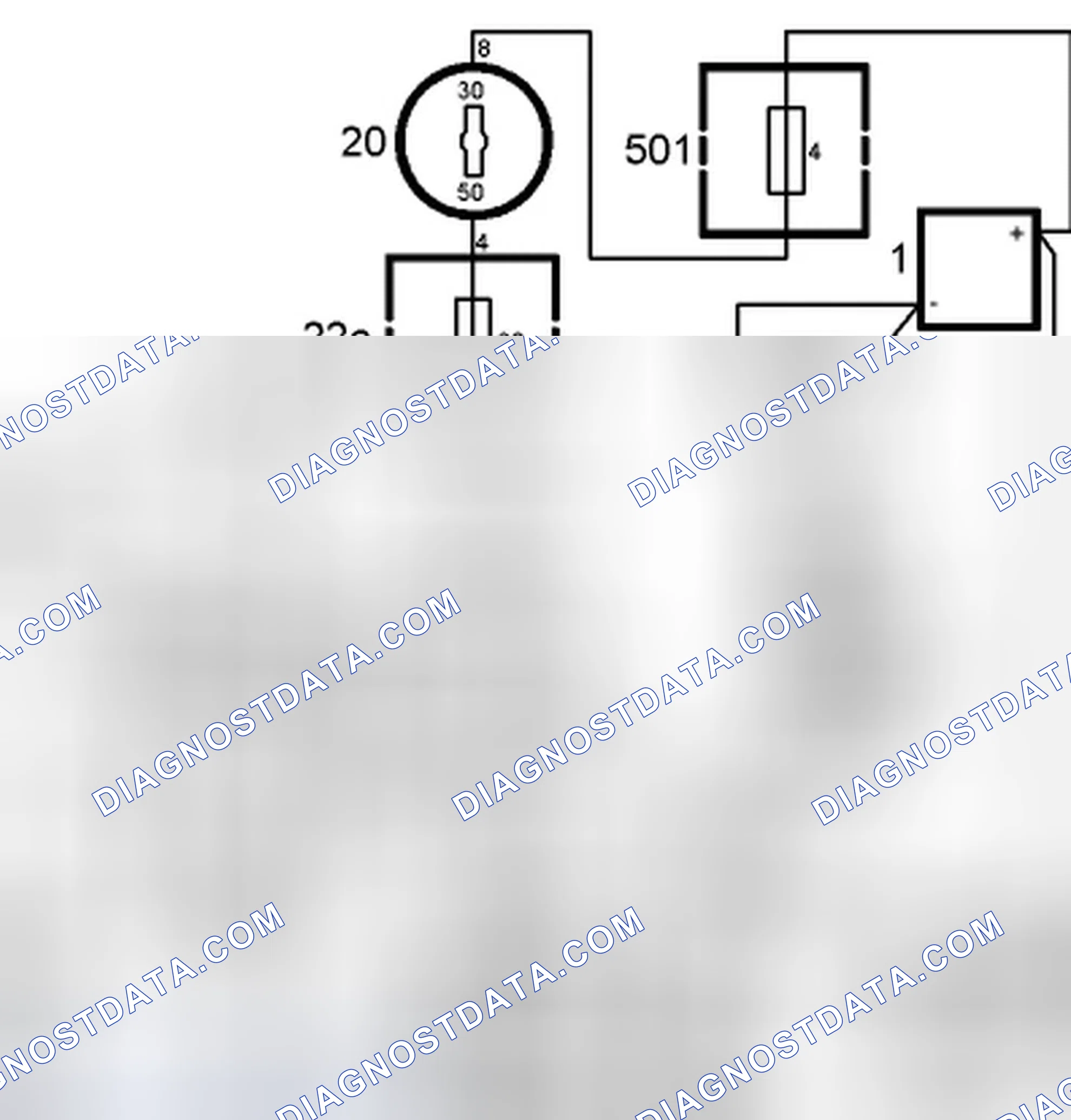 Scheme 4: Operating circuit for automatic transmission