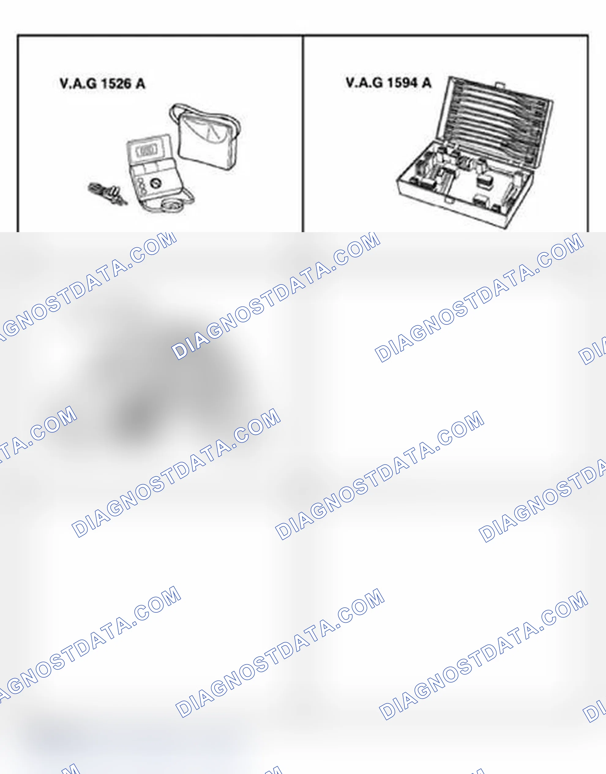 Scheme 96: Special tools and equipment