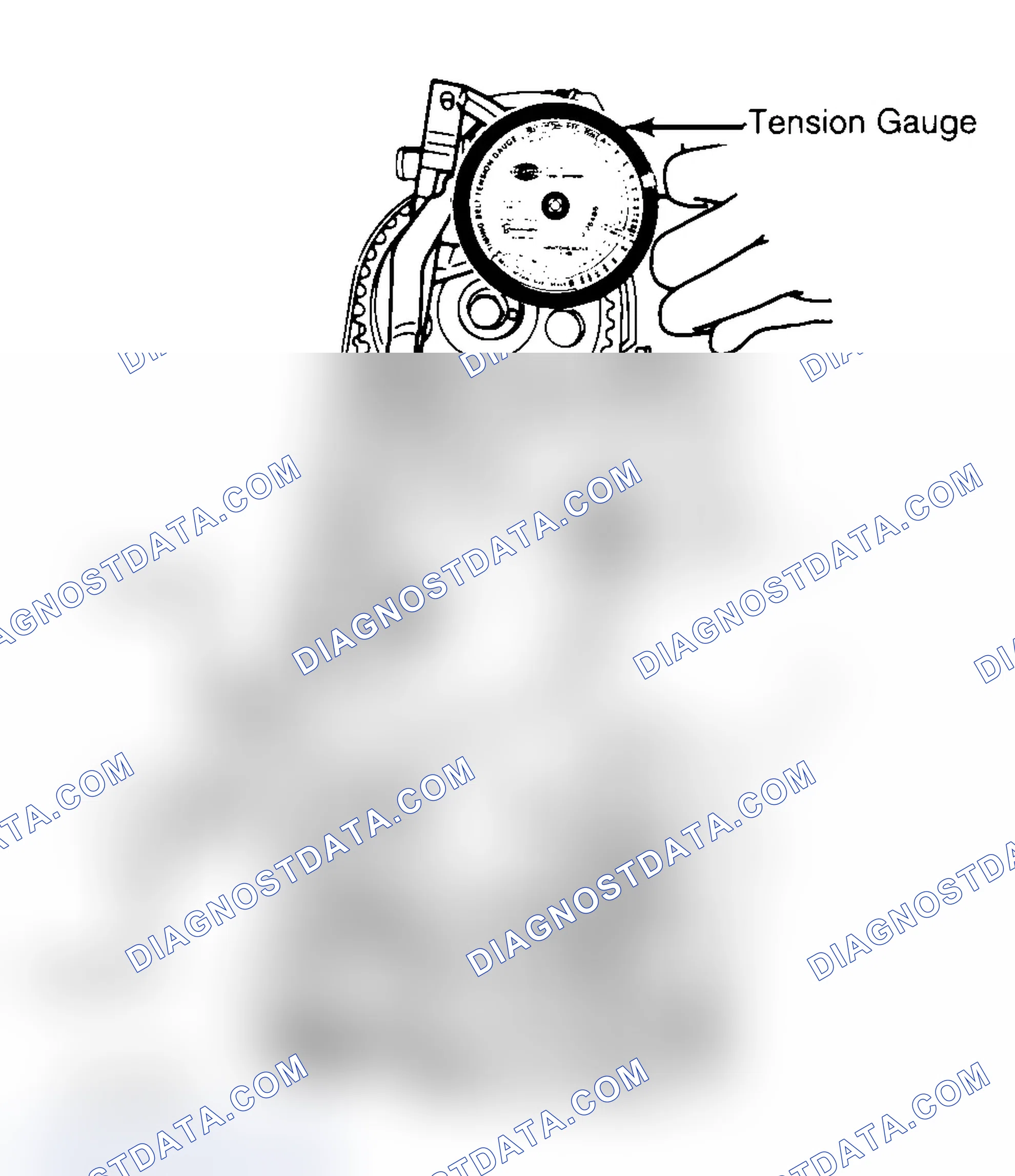 Scheme 28: Adjusting Typical Timing Belt Tension