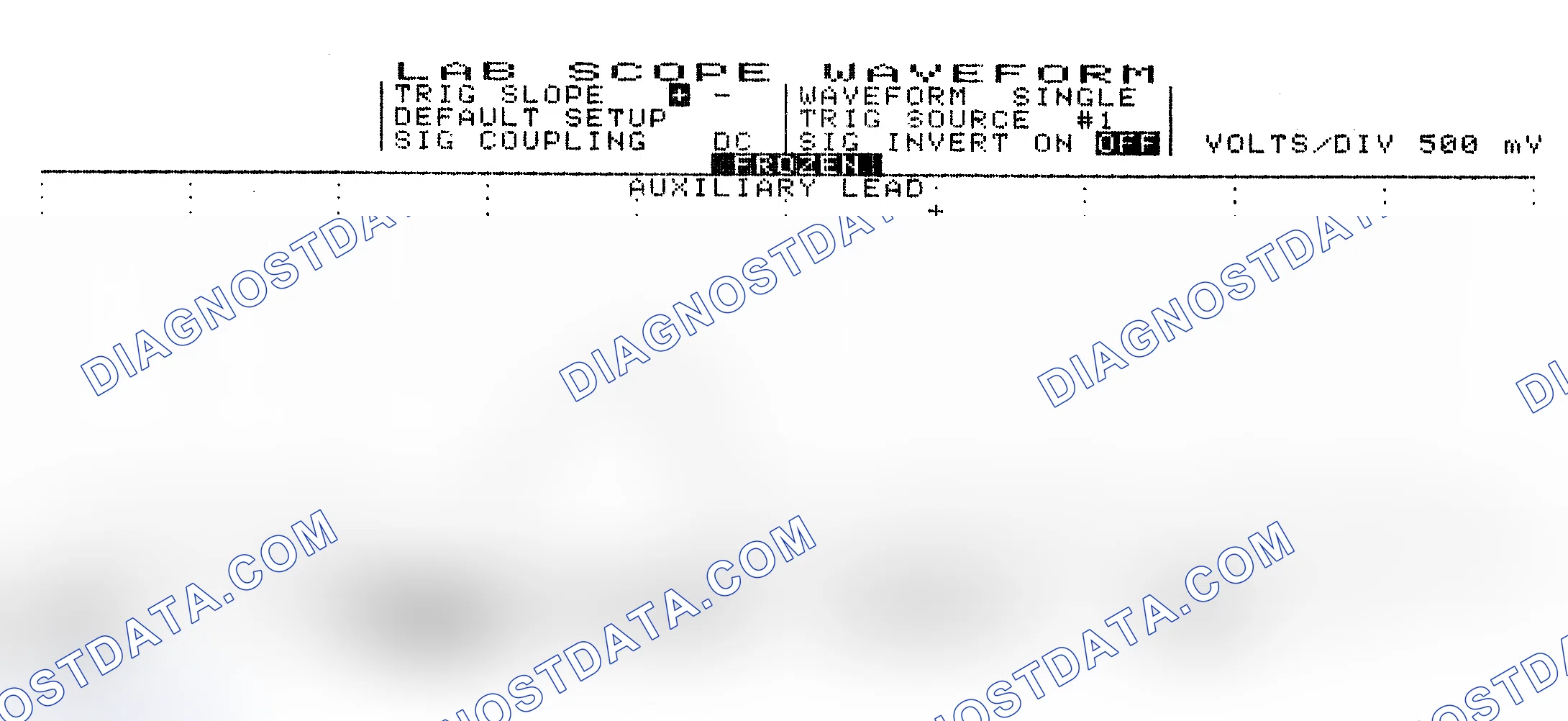 Scheme 10: Single Injector w/Excessive Current Flow - Current Pattern
