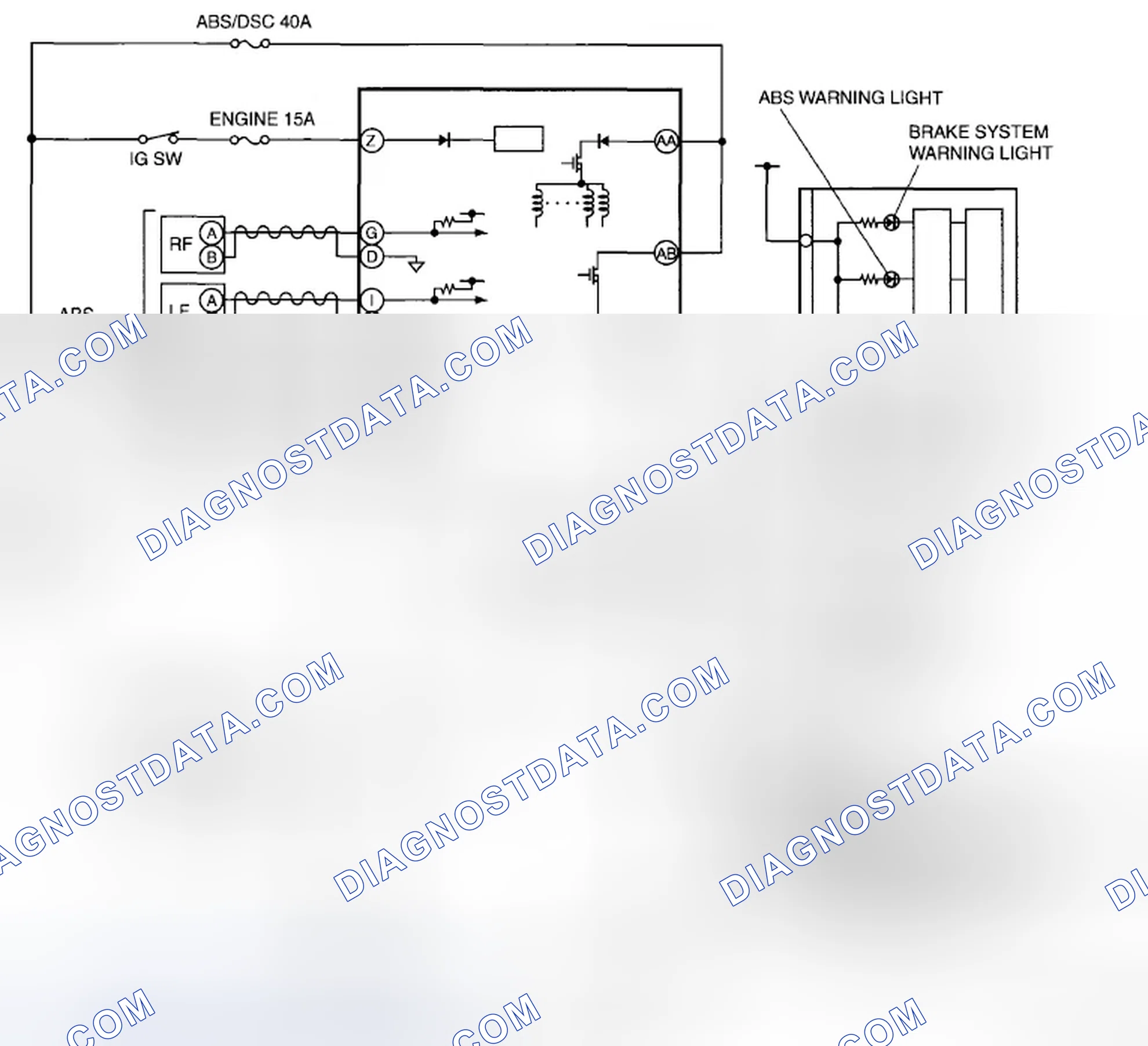 Scheme 1: ABS SYSTEM WIRING DIAGRAM