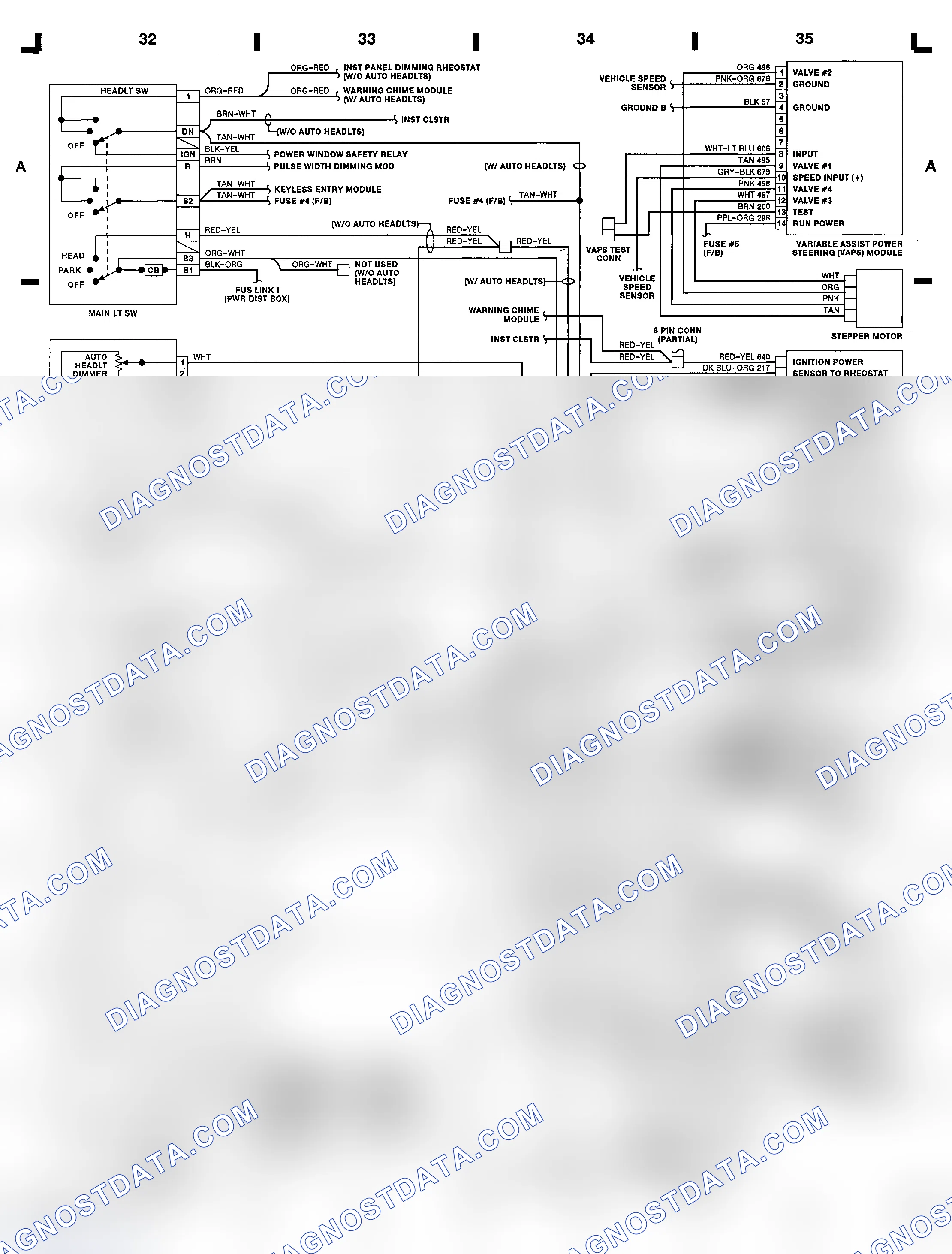 Scheme 1: Automatic Headlight System (Grid B-E 32-35)