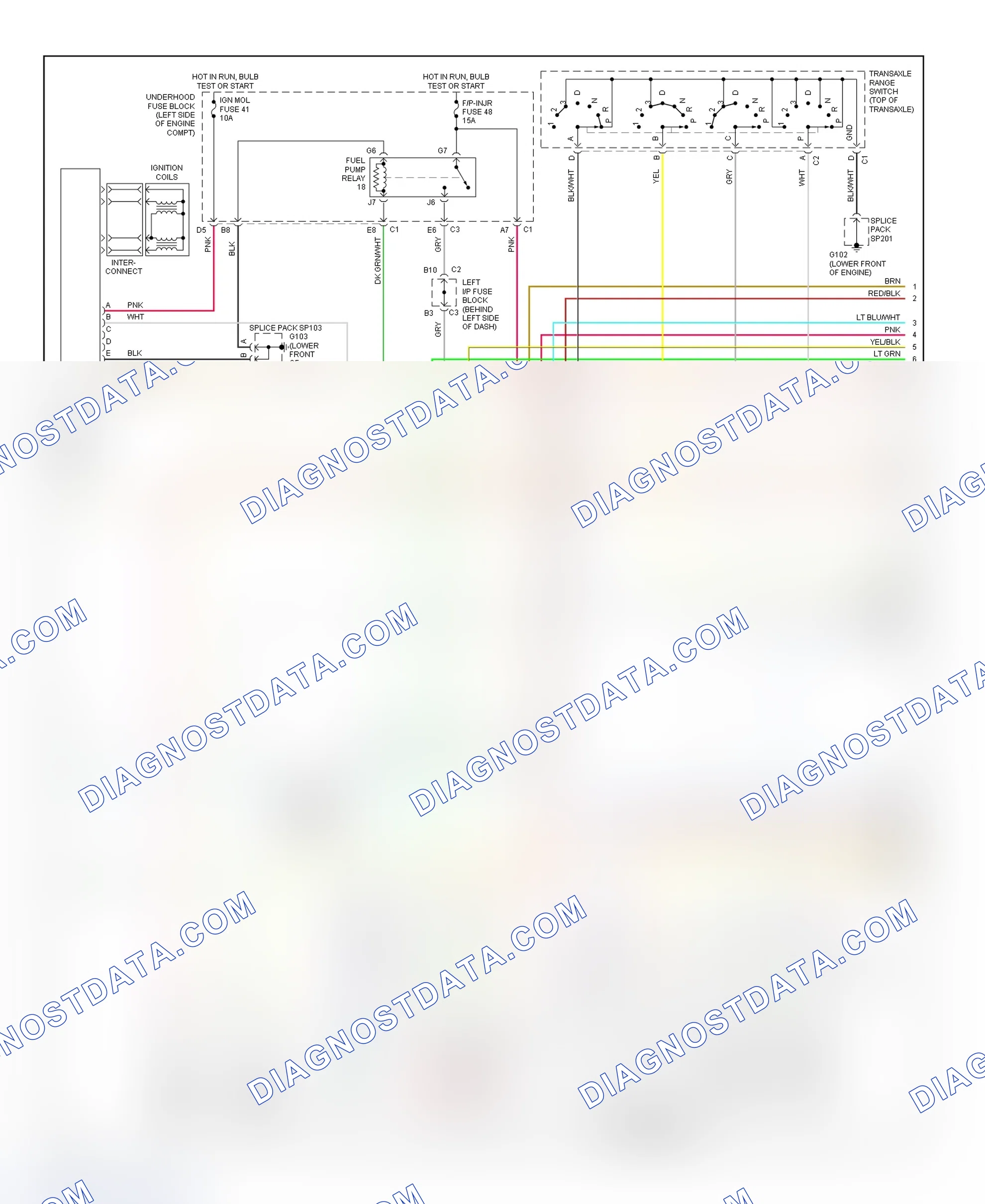 Scheme 2: PCM Wiring Diagram (Alero & Grand Am - 2.2L - 2 Of 3)