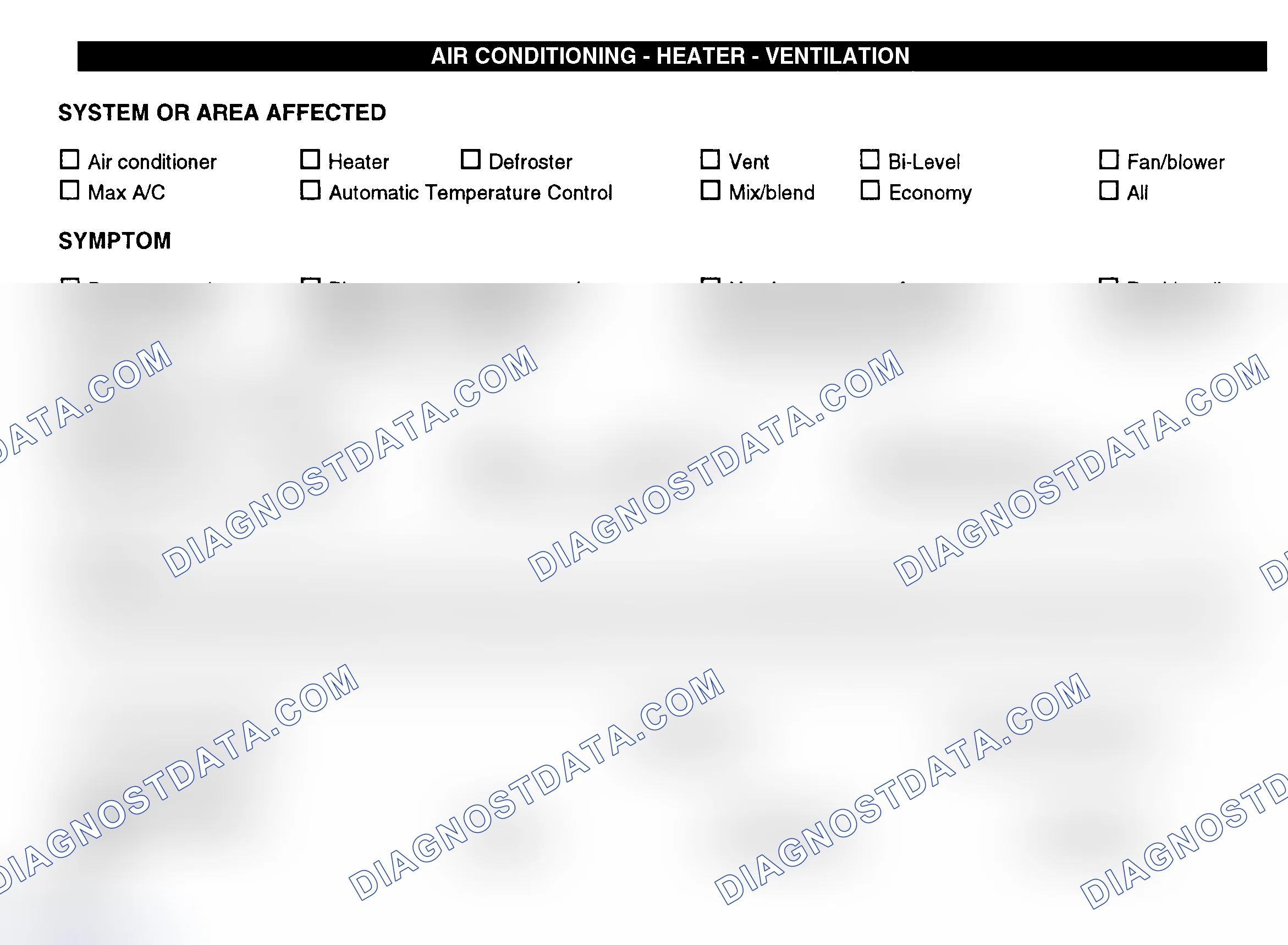 Scheme 8: Air Conditioning, Heater & Ventilation