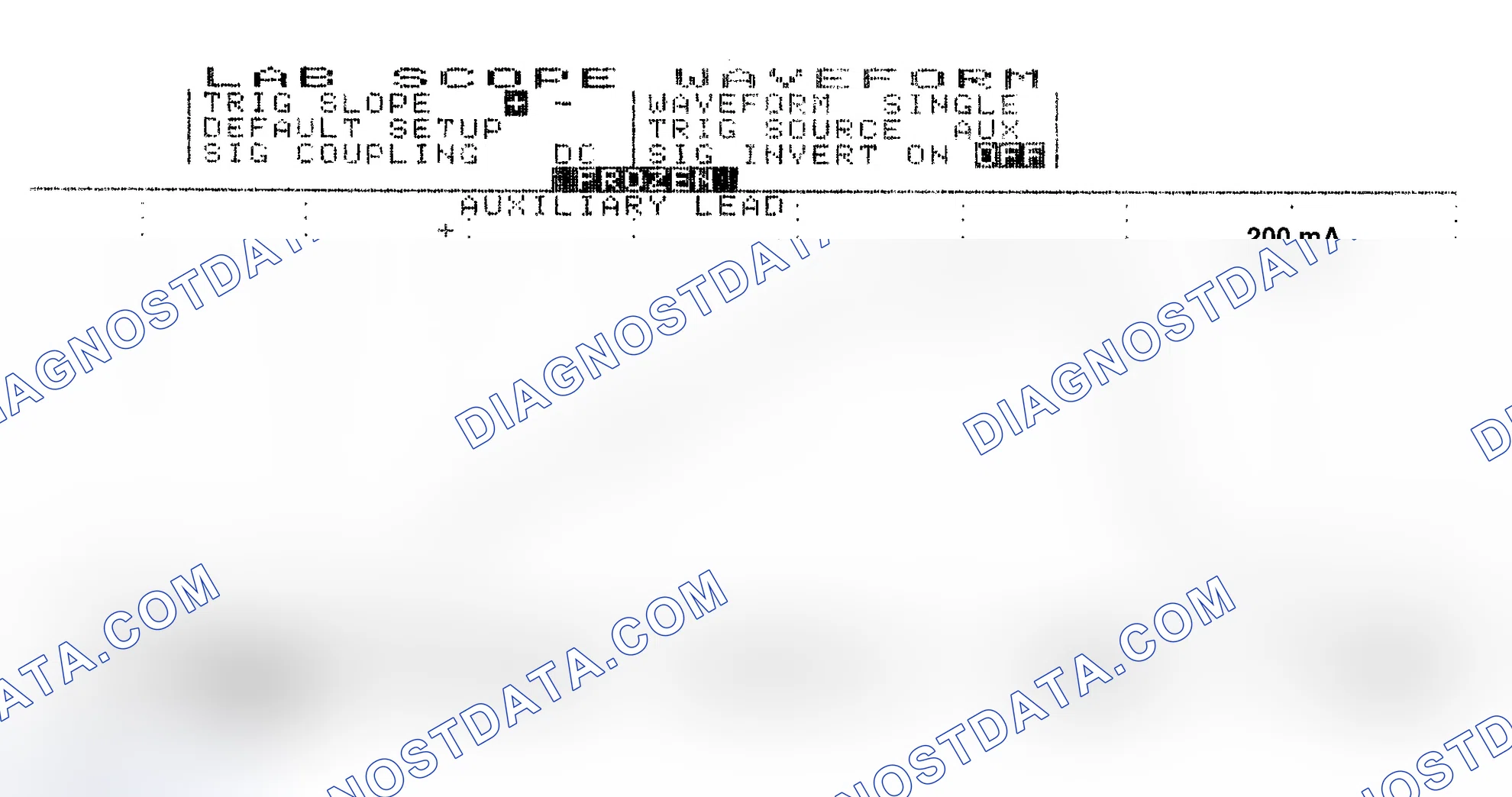 Scheme 13: Single Injector w/Normal Current Flow - Current Pattern