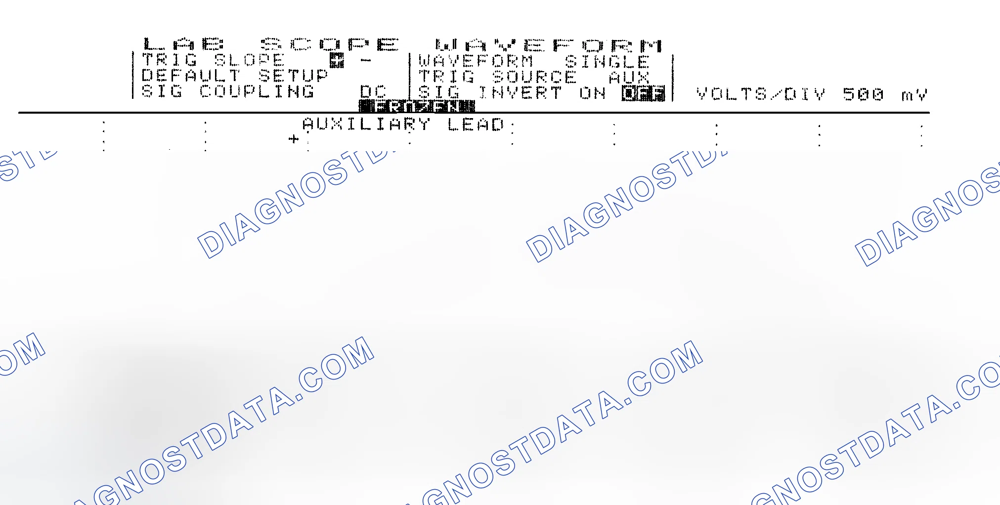 Scheme 14: Single Injector w/Excessive Current Flow - Current Pattern