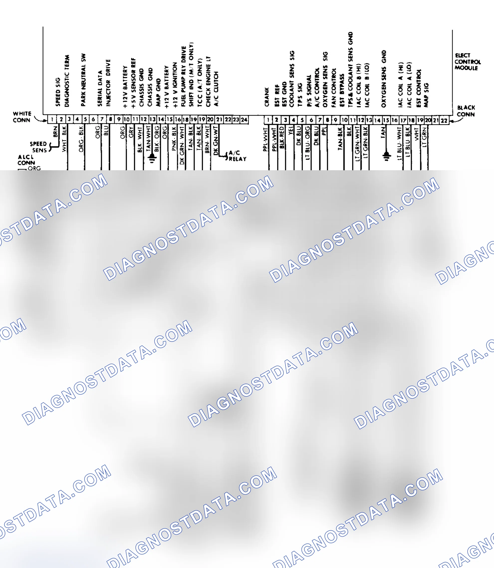 Scheme 176: CCC Wiring Diagram (1.8L & 2.5L Engines)